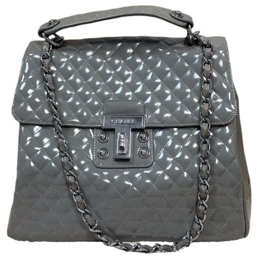 Patent leather crossbody bag