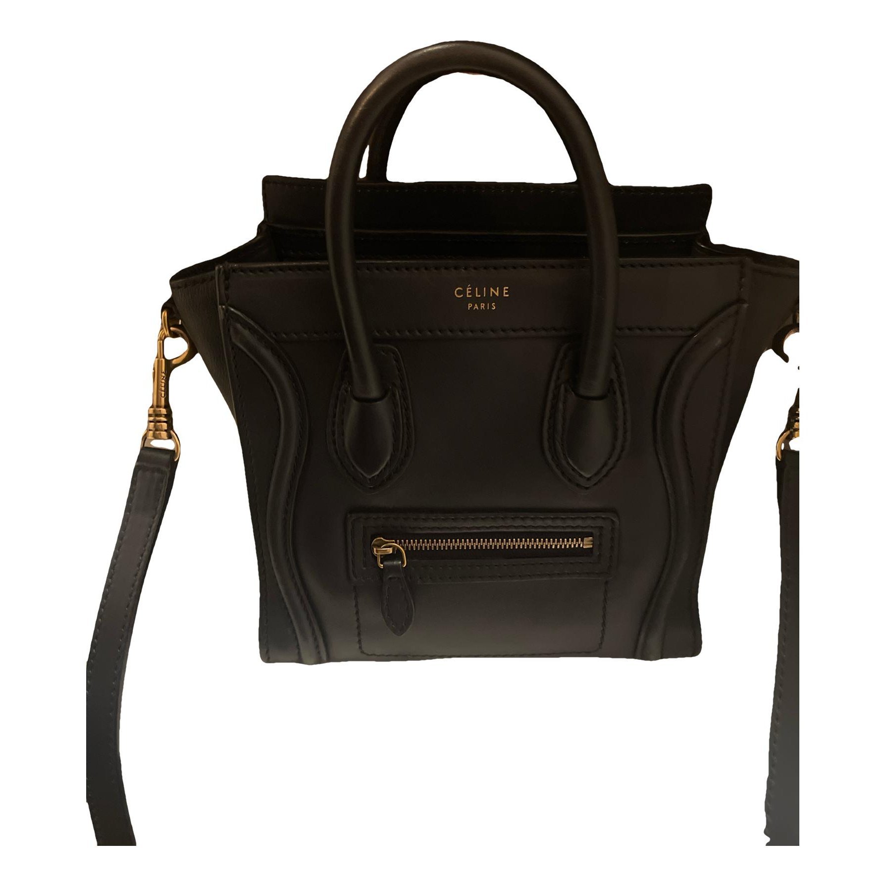 Nano Luggage leather handbag