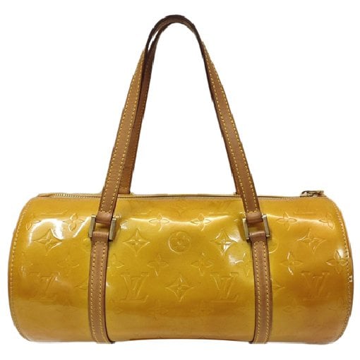 Papillon patent leather handbag