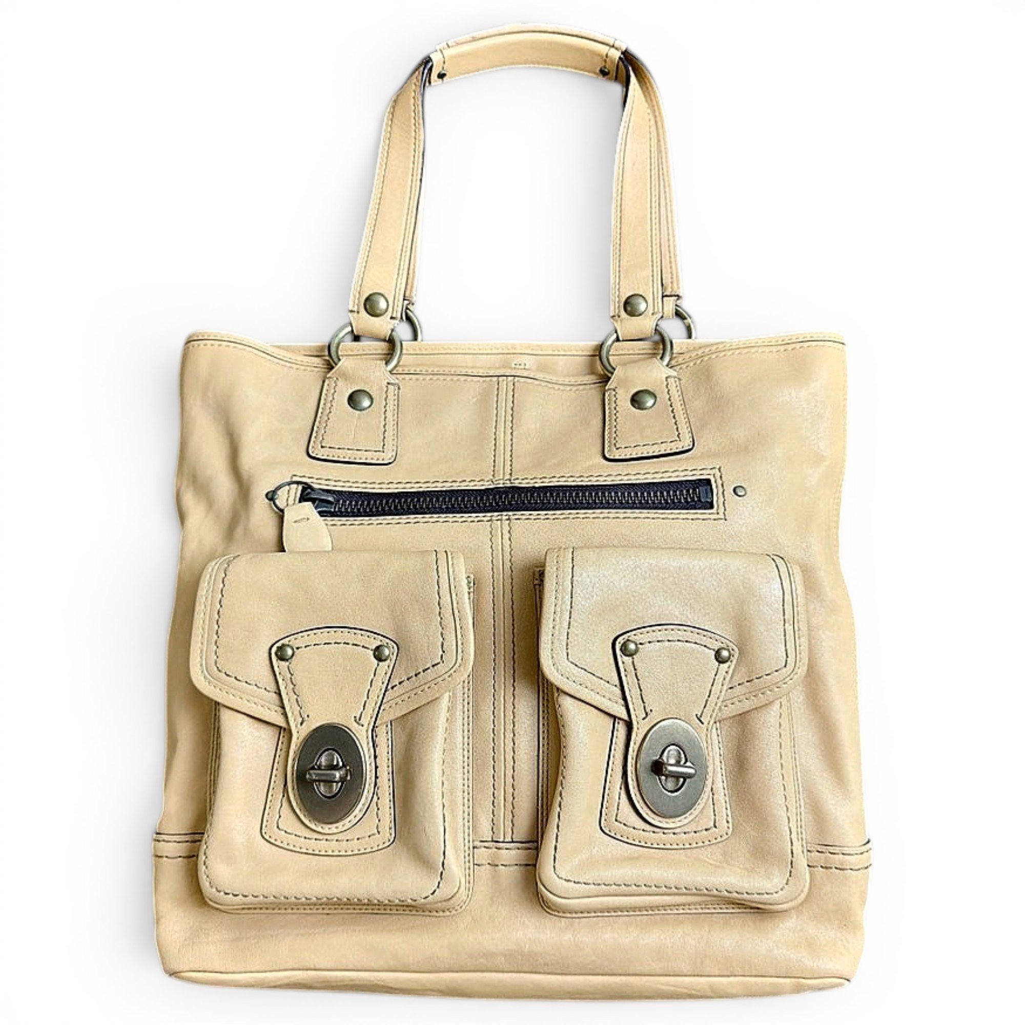 Signature Sufflette leather tote