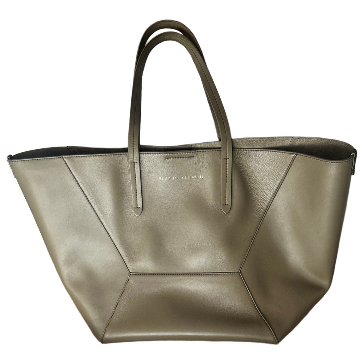 Leather tote