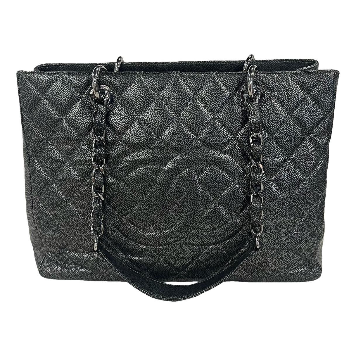 Leather tote