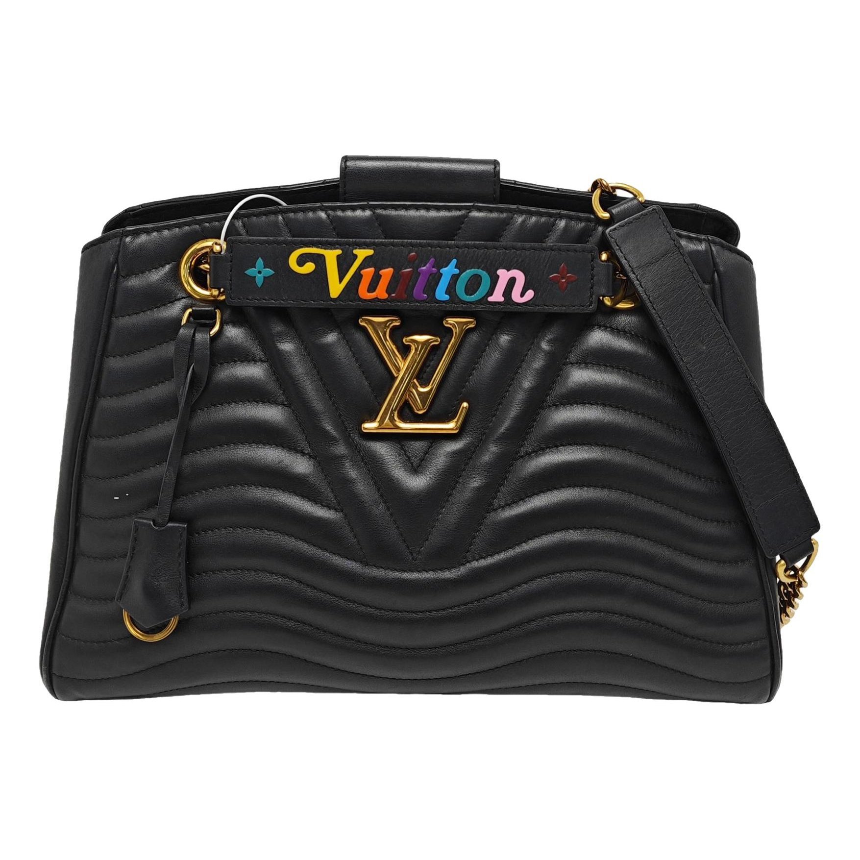 New Wave leather handbag
