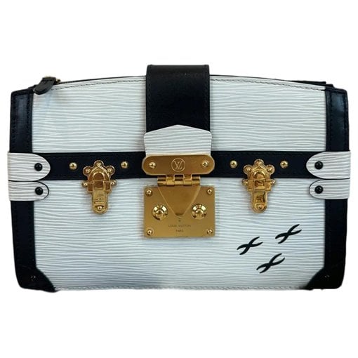 Petite Malle leather handbag