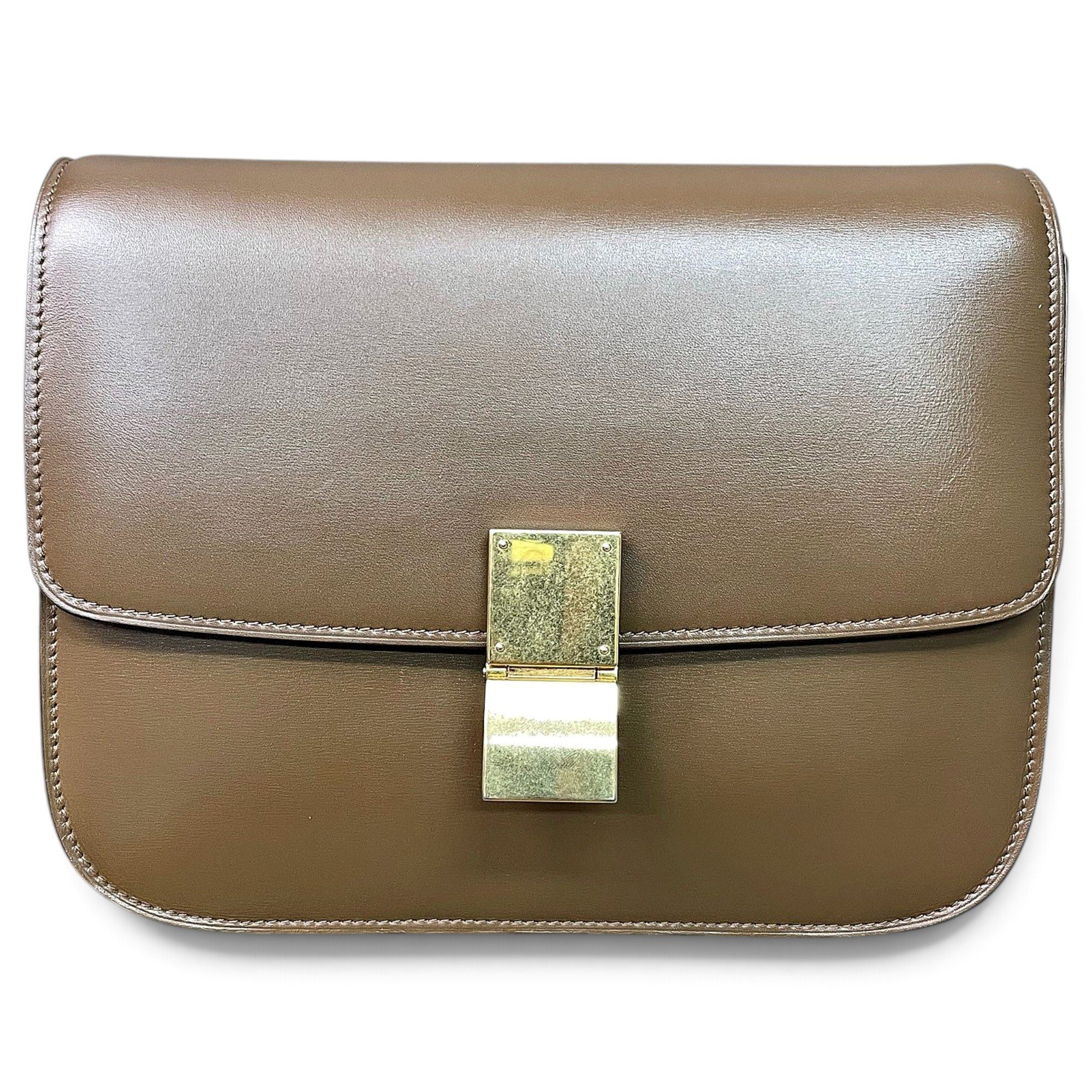 Classic leather crossbody bag