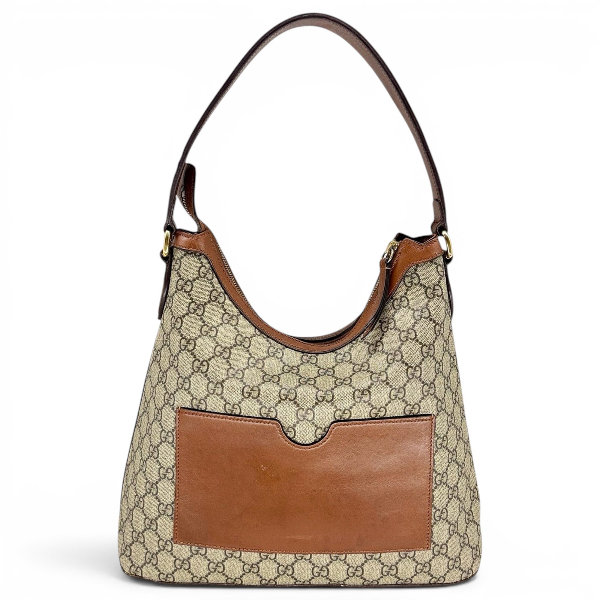 Hobo leather handbag