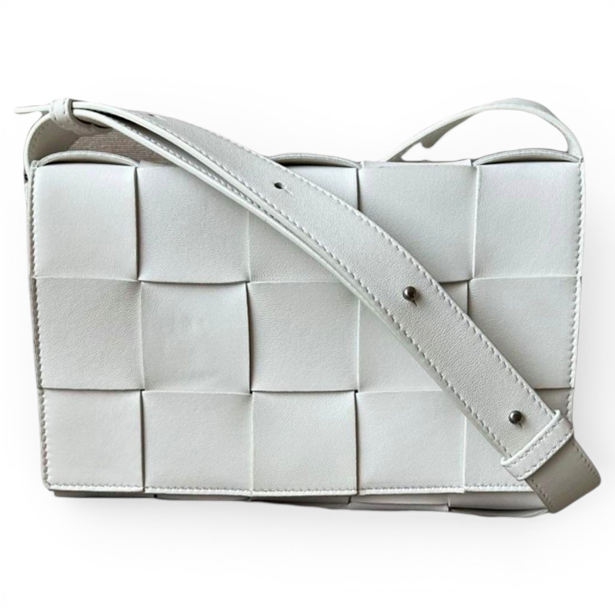 Cassette leather crossbody bag