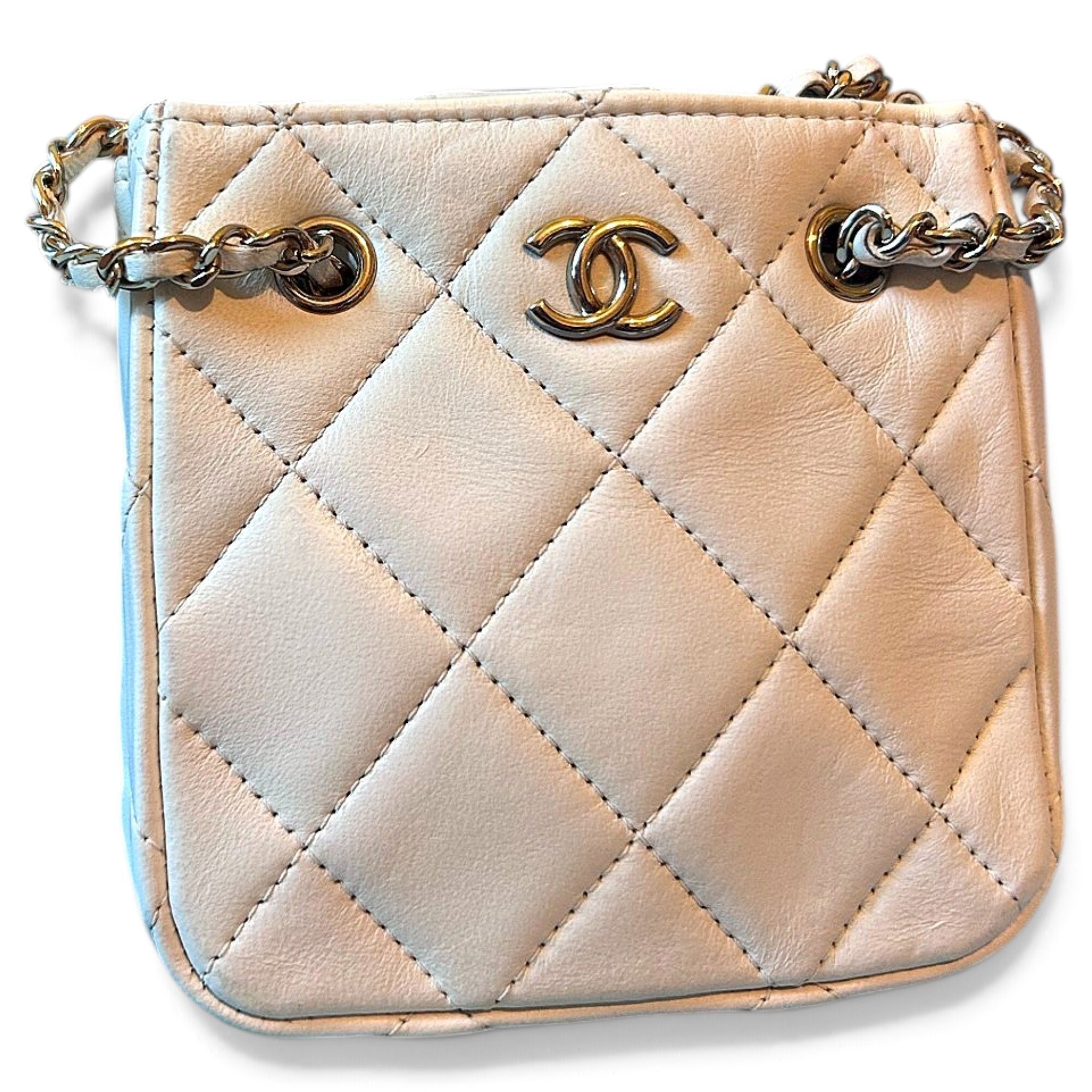 Leather mini bag