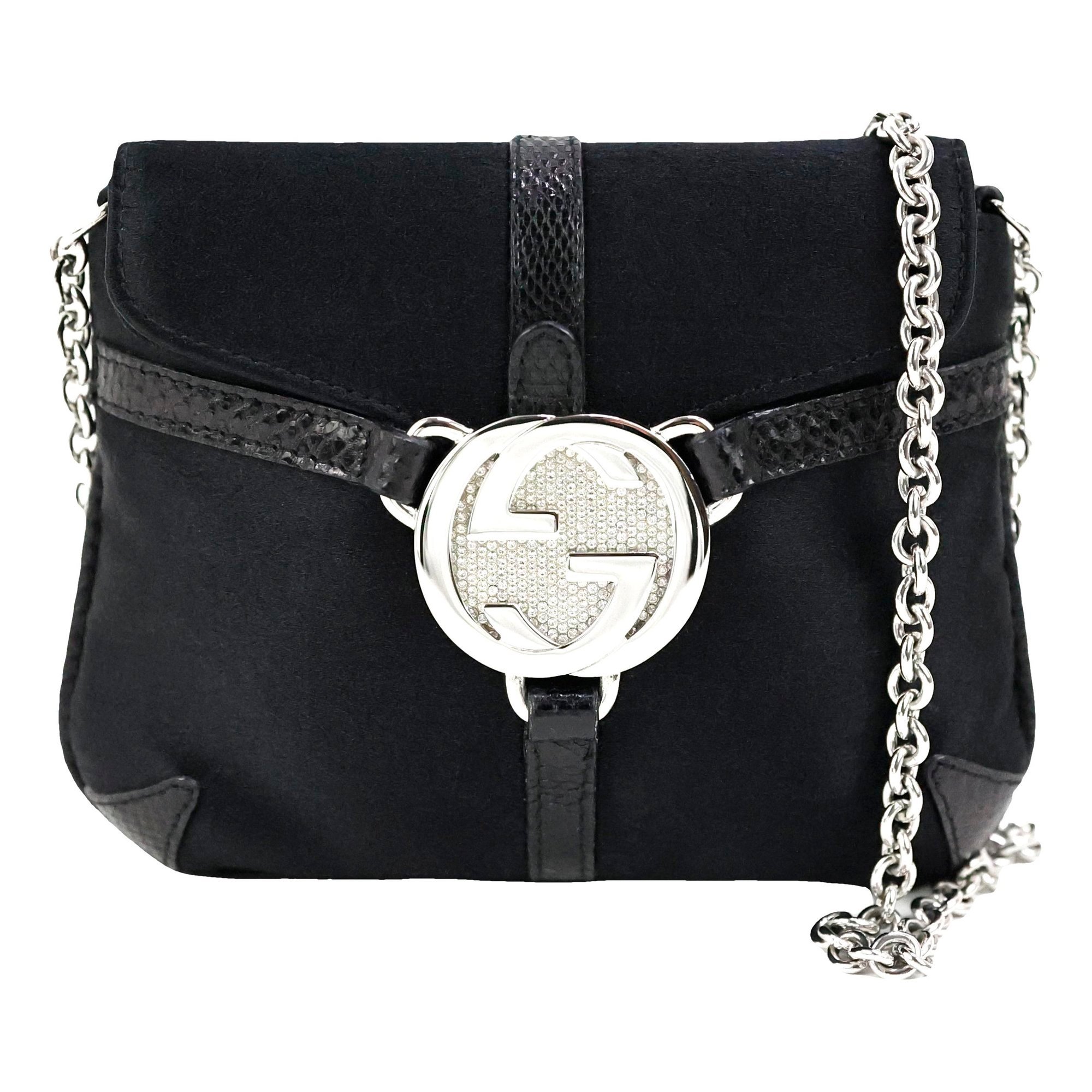 Interlocking cloth crossbody bag