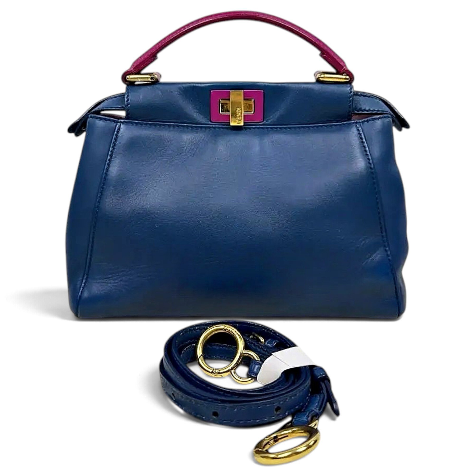 Peekaboo leather crossbody bag