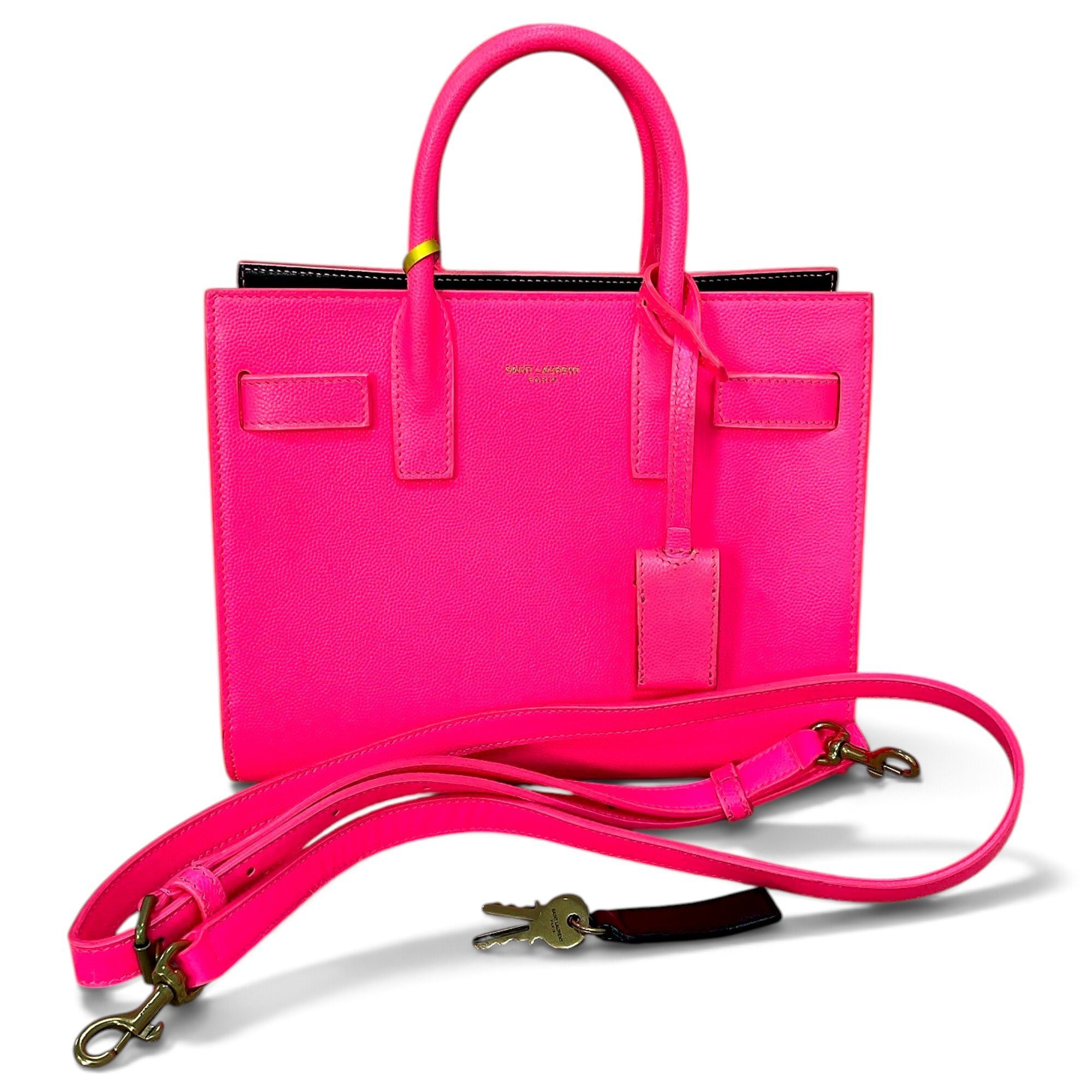 Saint Laurent Sac de Jour leather handbag