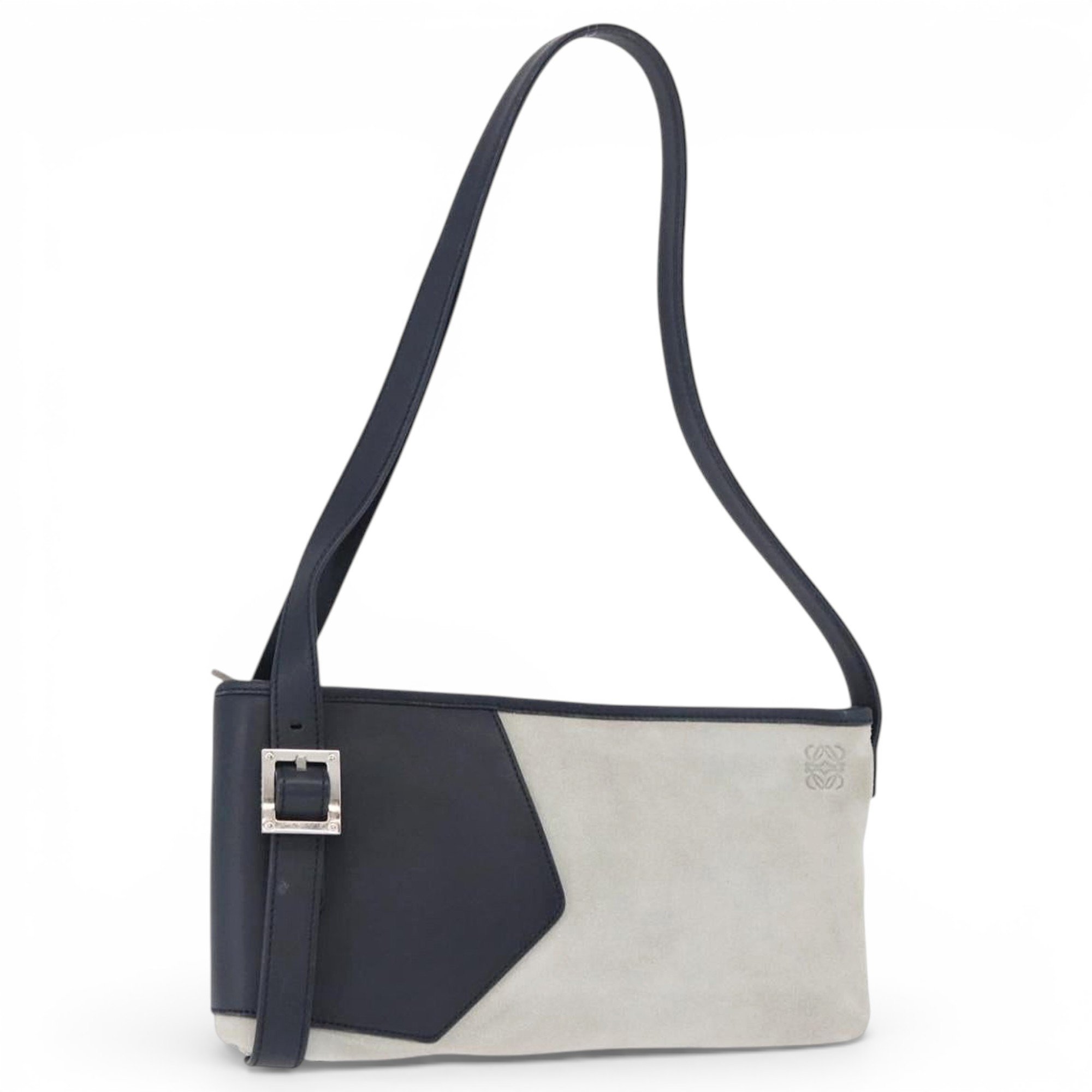 Anagram leather handbag