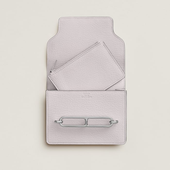 Mauve Pâle Roulis Slim Wallet