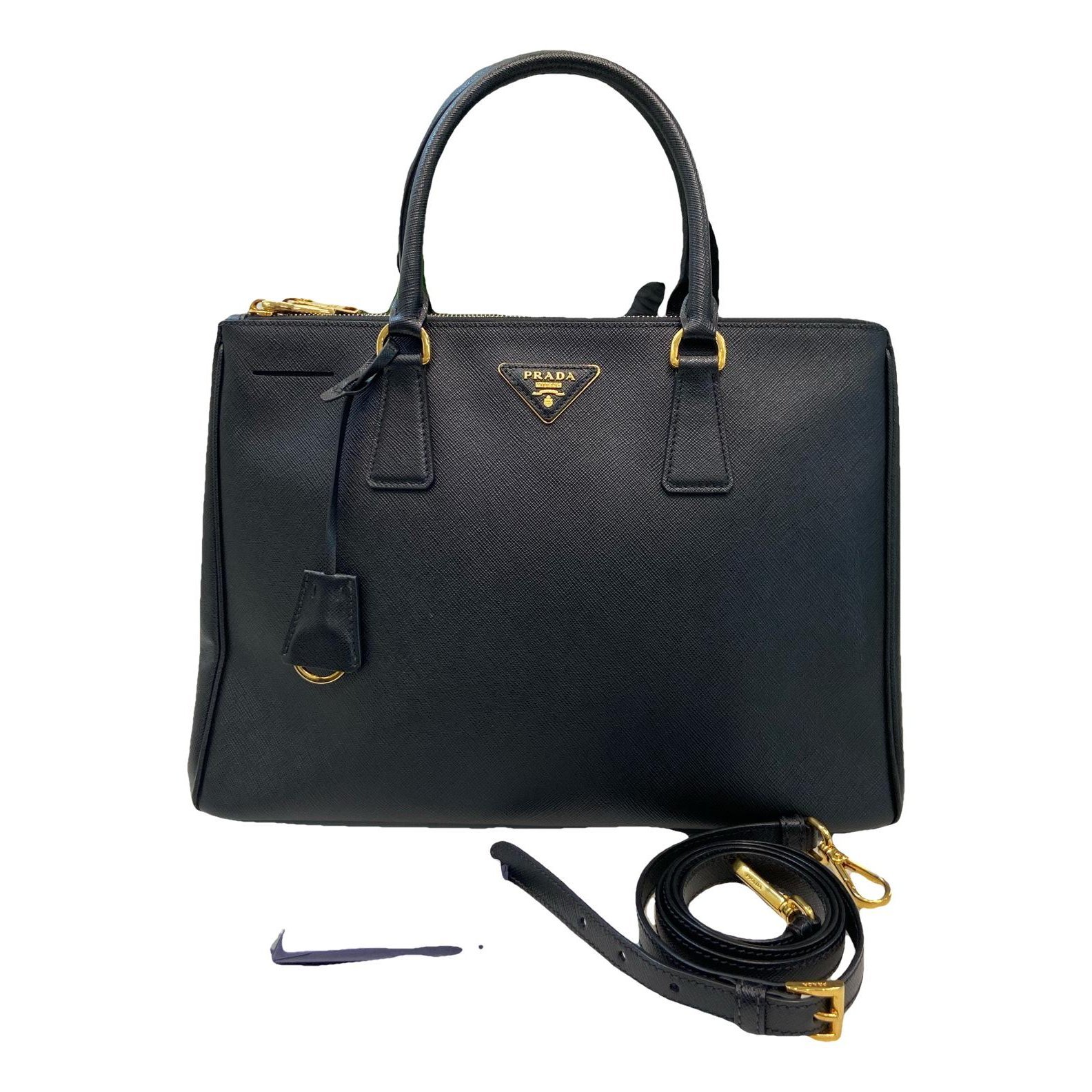 Galleria leather handbag