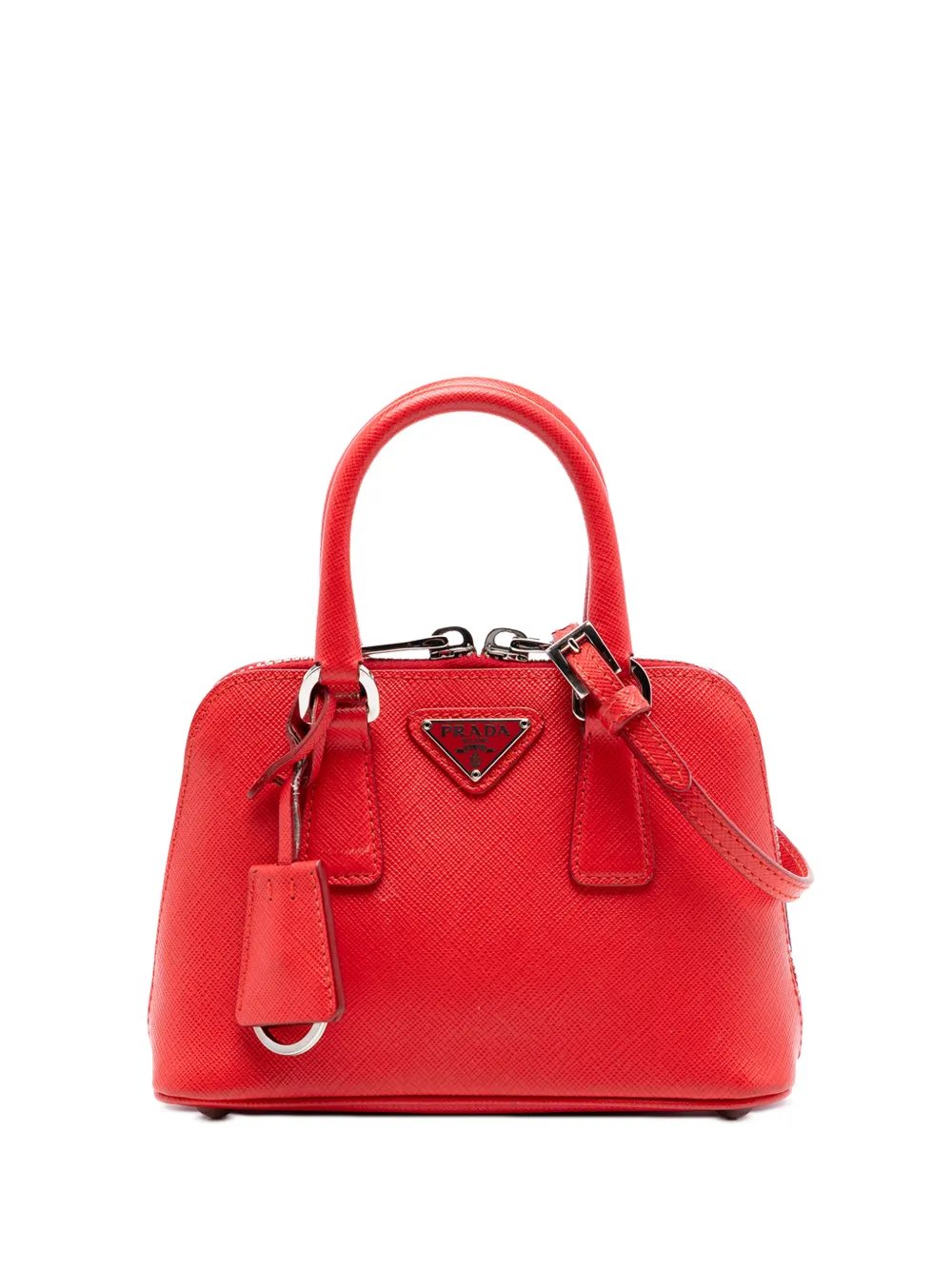 Prada 2000-2013 Mini Saffiano Lux Promenade satchel