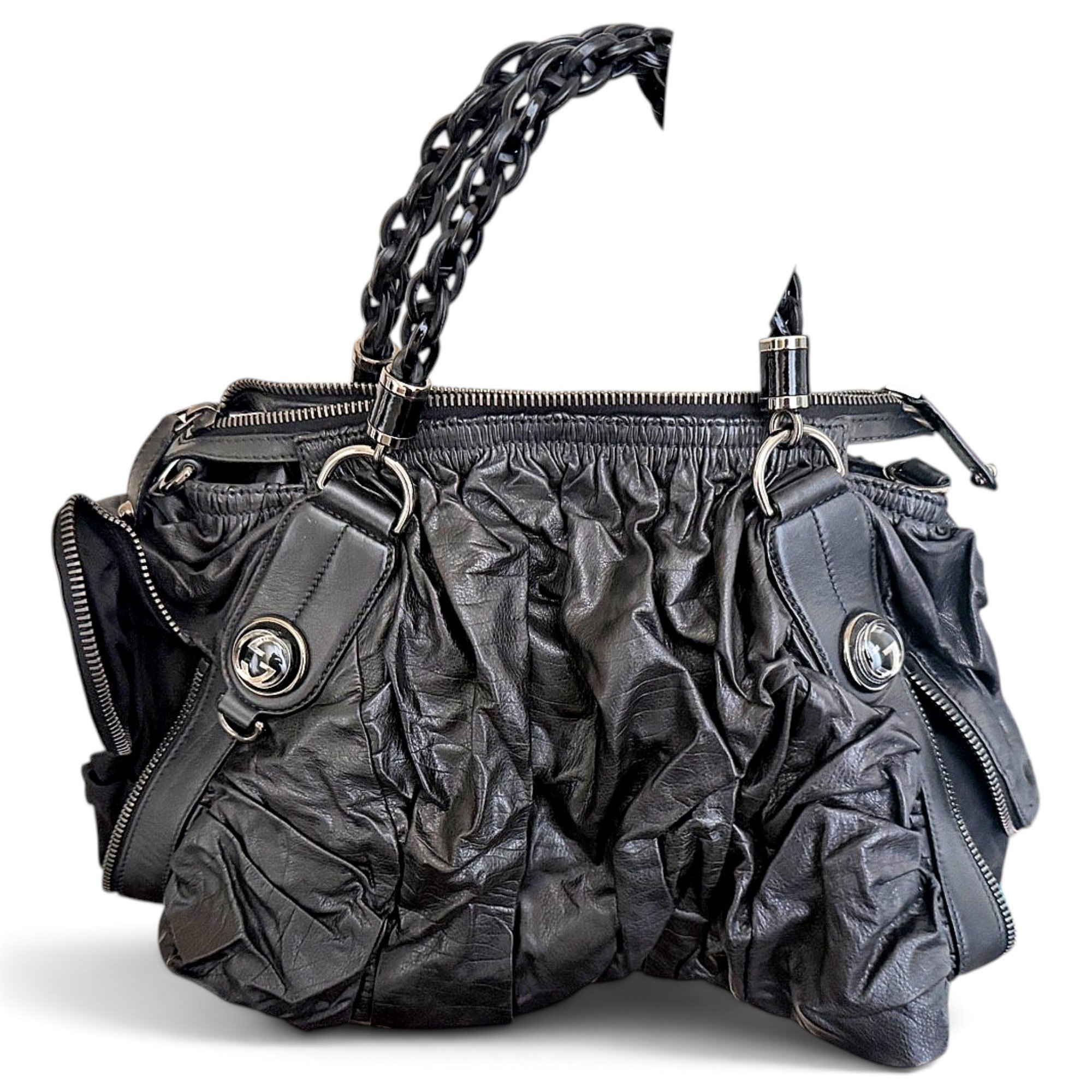 Babouska Hysteria leather handbag