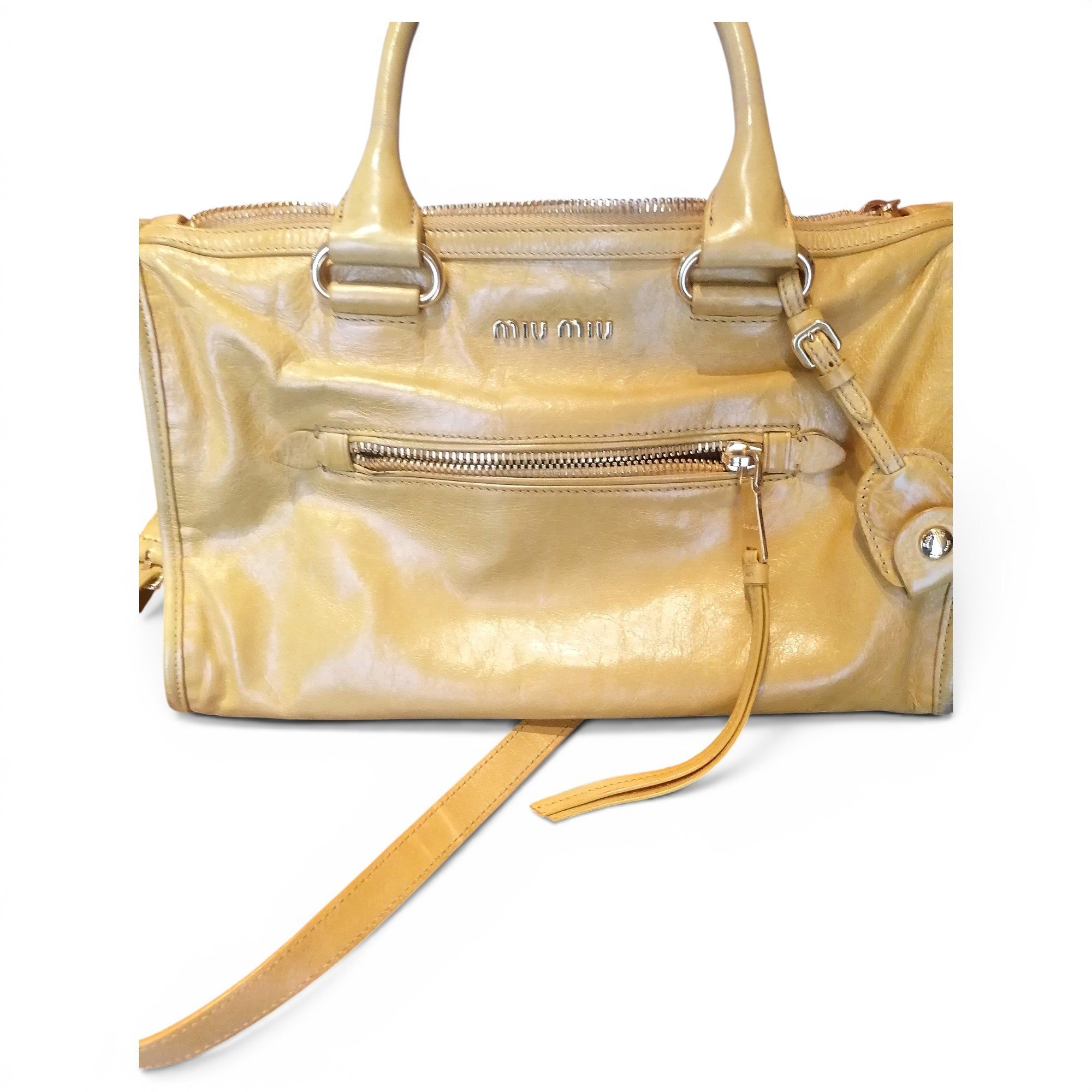 Leather handbag