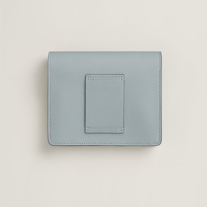 Bleu Glacier Roulis Slim Wallet