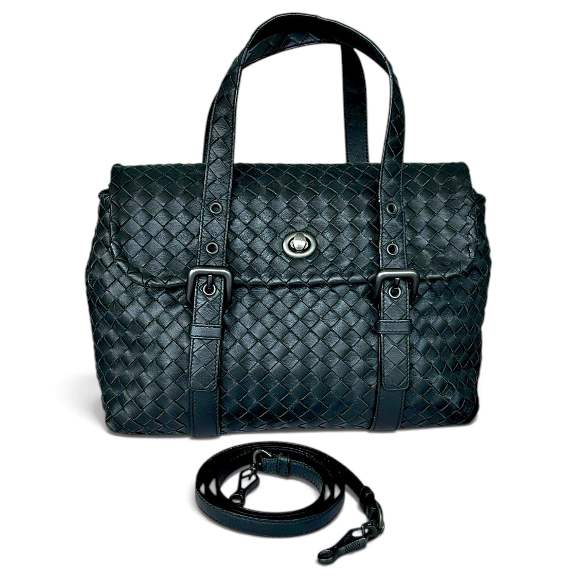 Leather handbag
