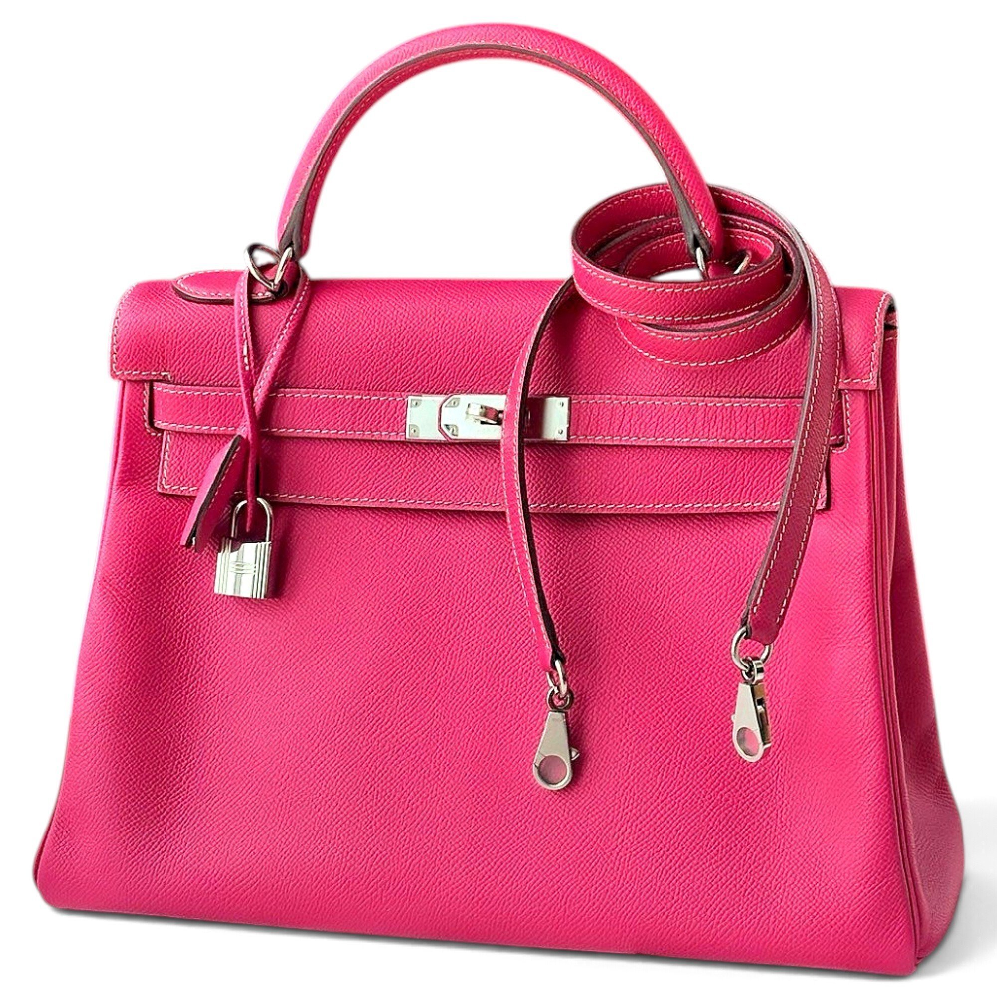 Kelly 32 leather handbag