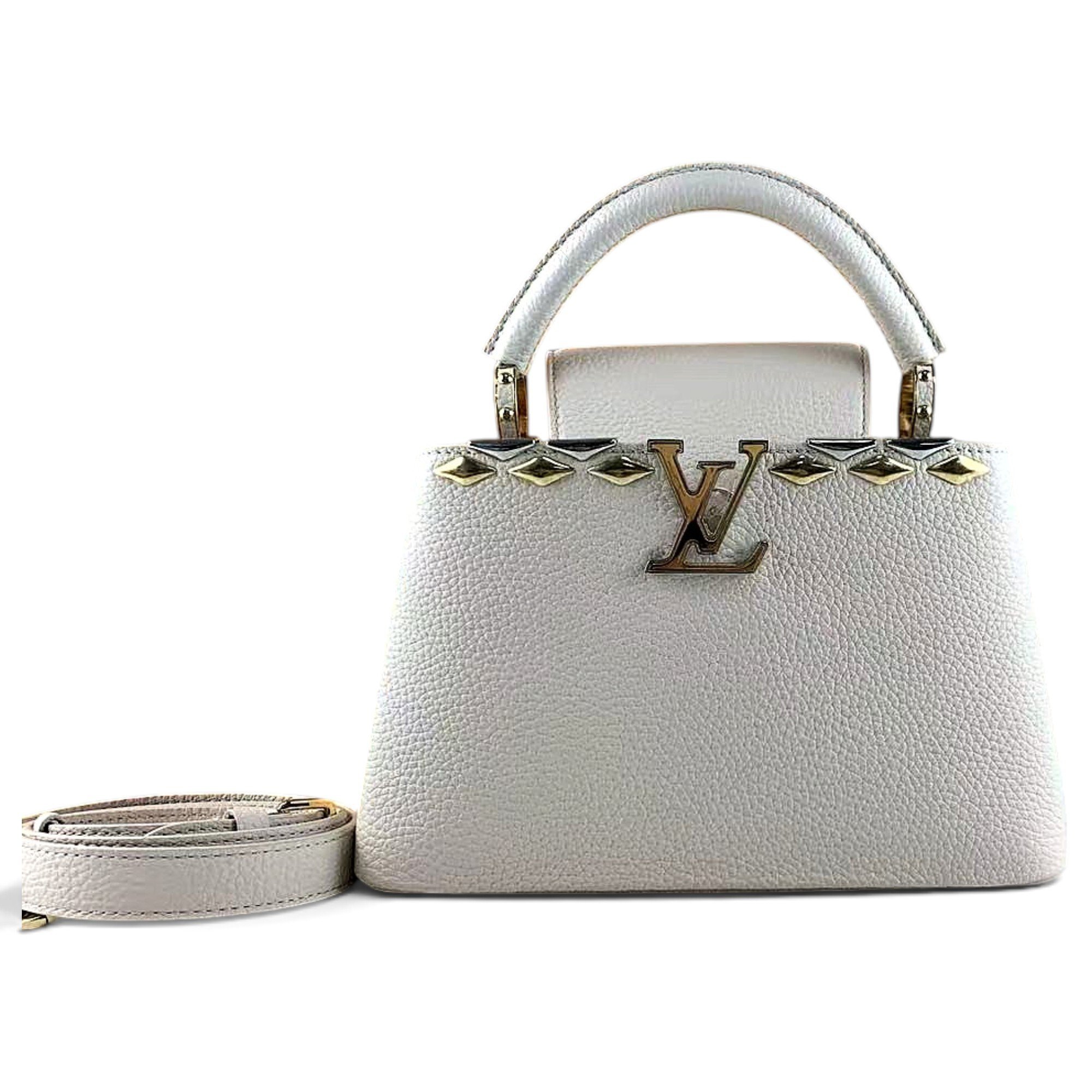 Capucines leather handbag