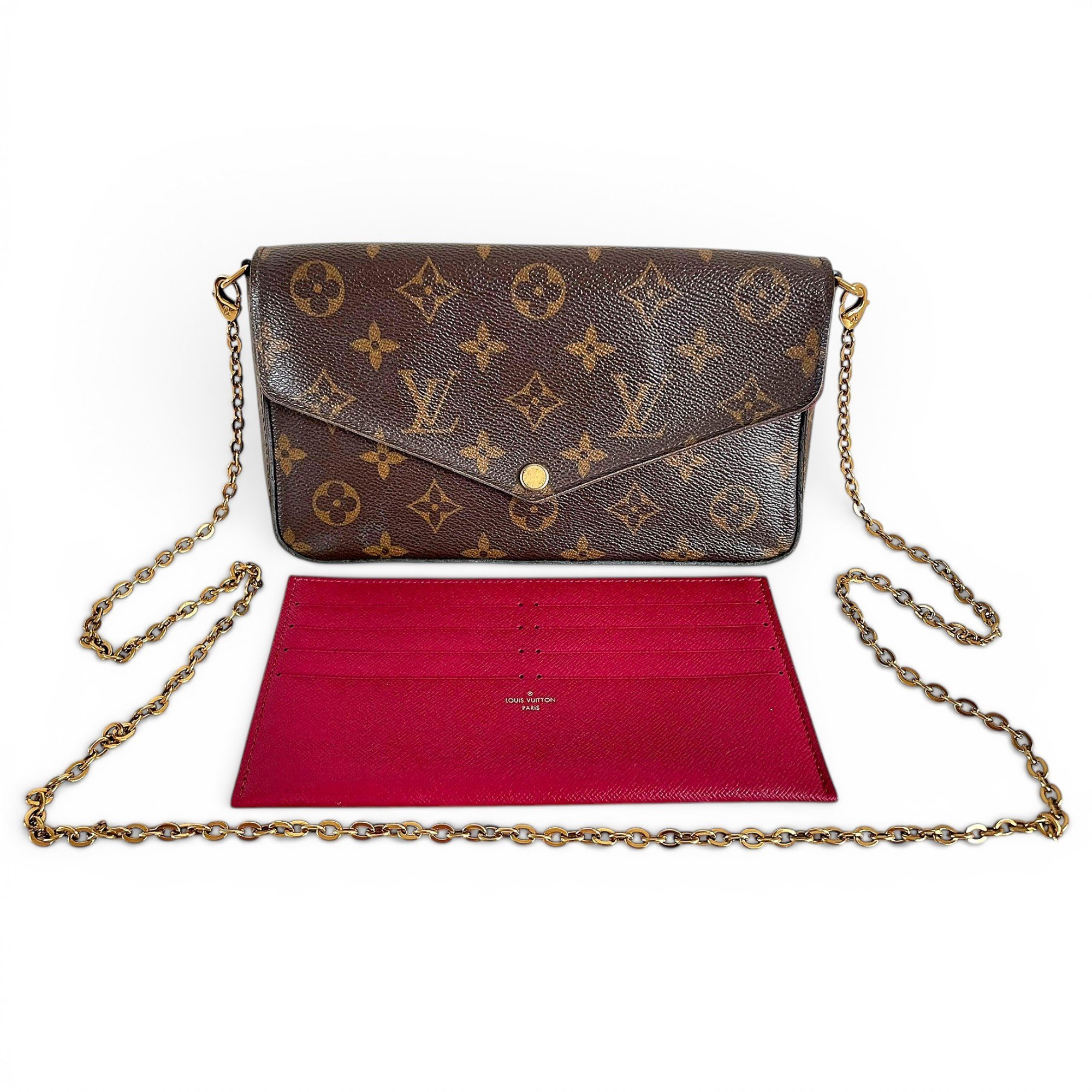 Félicie leather crossbody bag