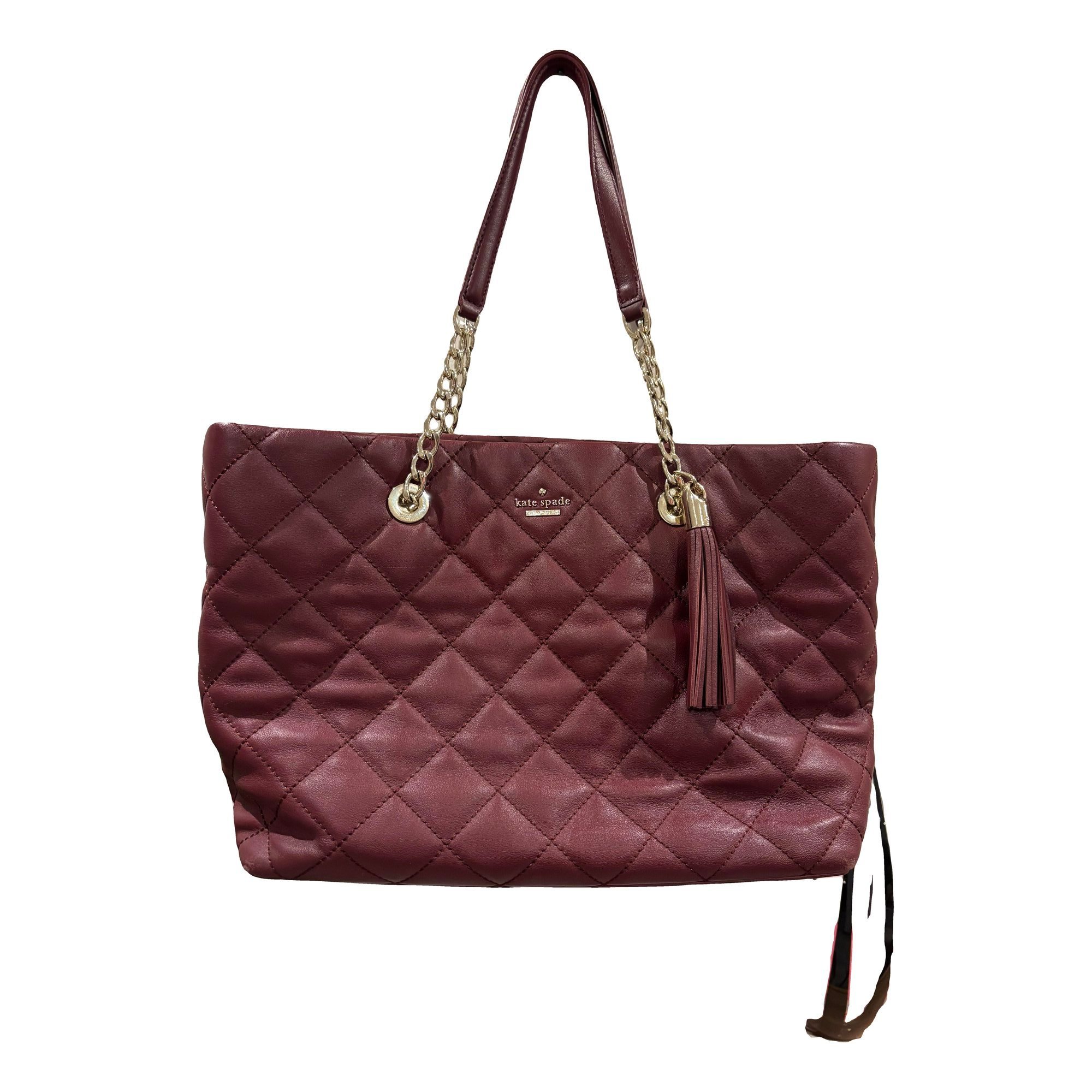 Leather tote