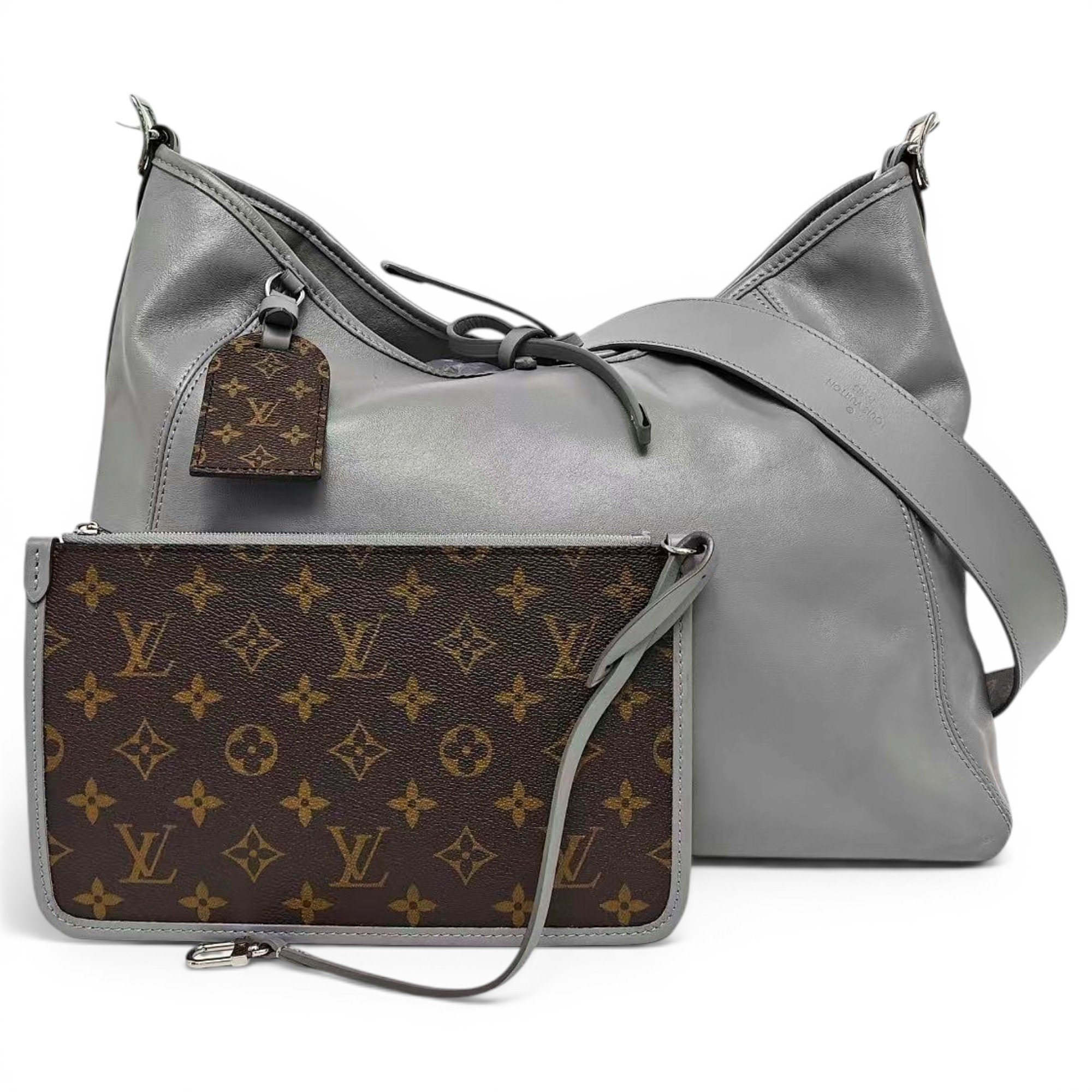 Louis Vuitton Carry All leather handbag