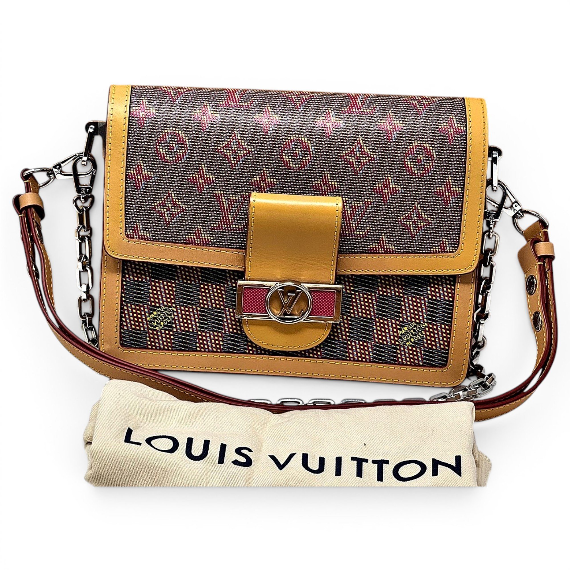 Louis Vuitton Dauphine leather crossbody bag