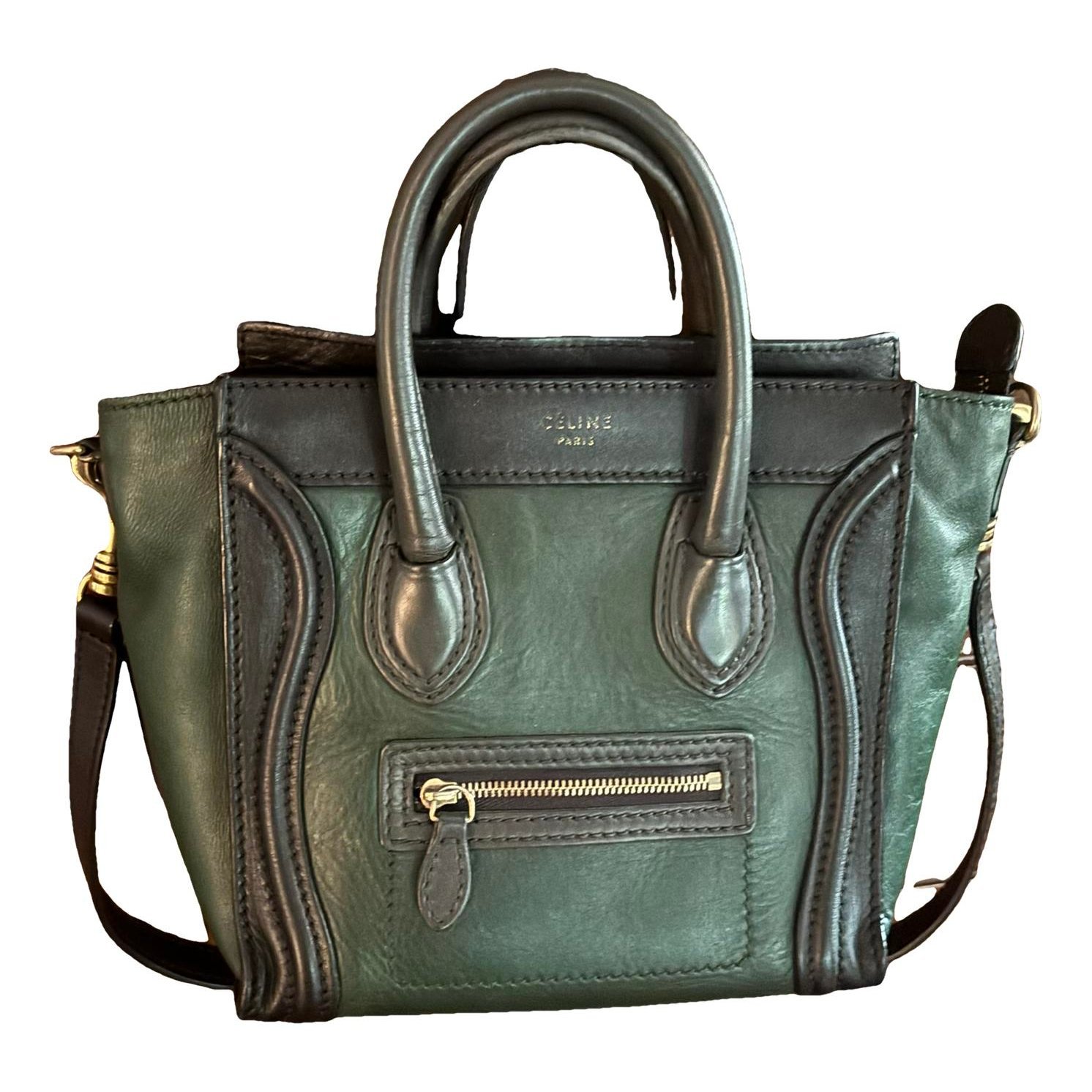 Nano Luggage leather handbag