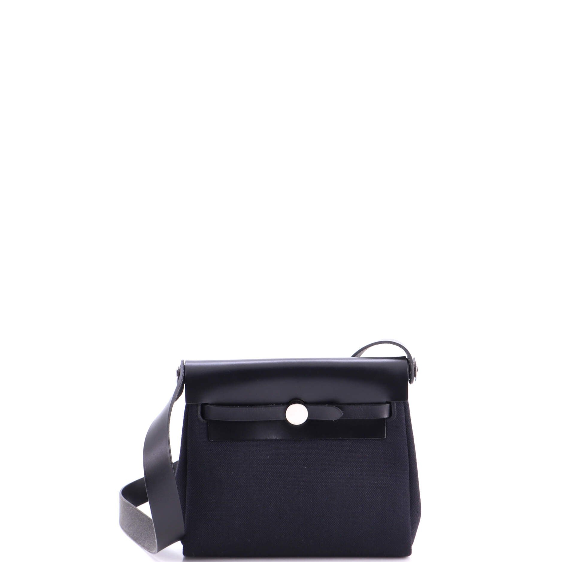 Herbag Zip Toile and Leather 20