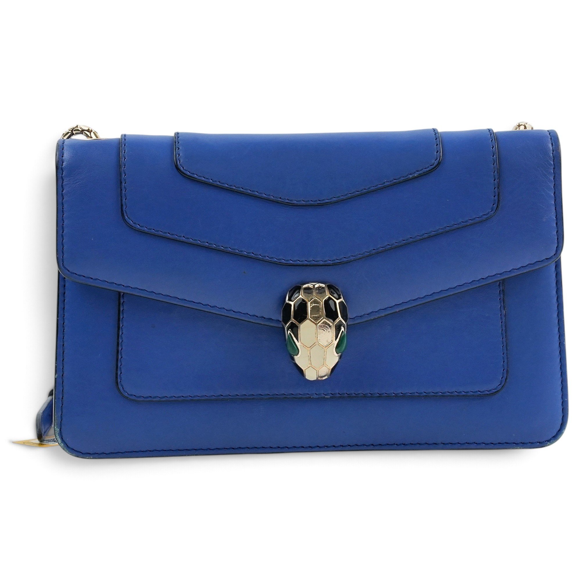 Bvlgari Serpenti leather handbag