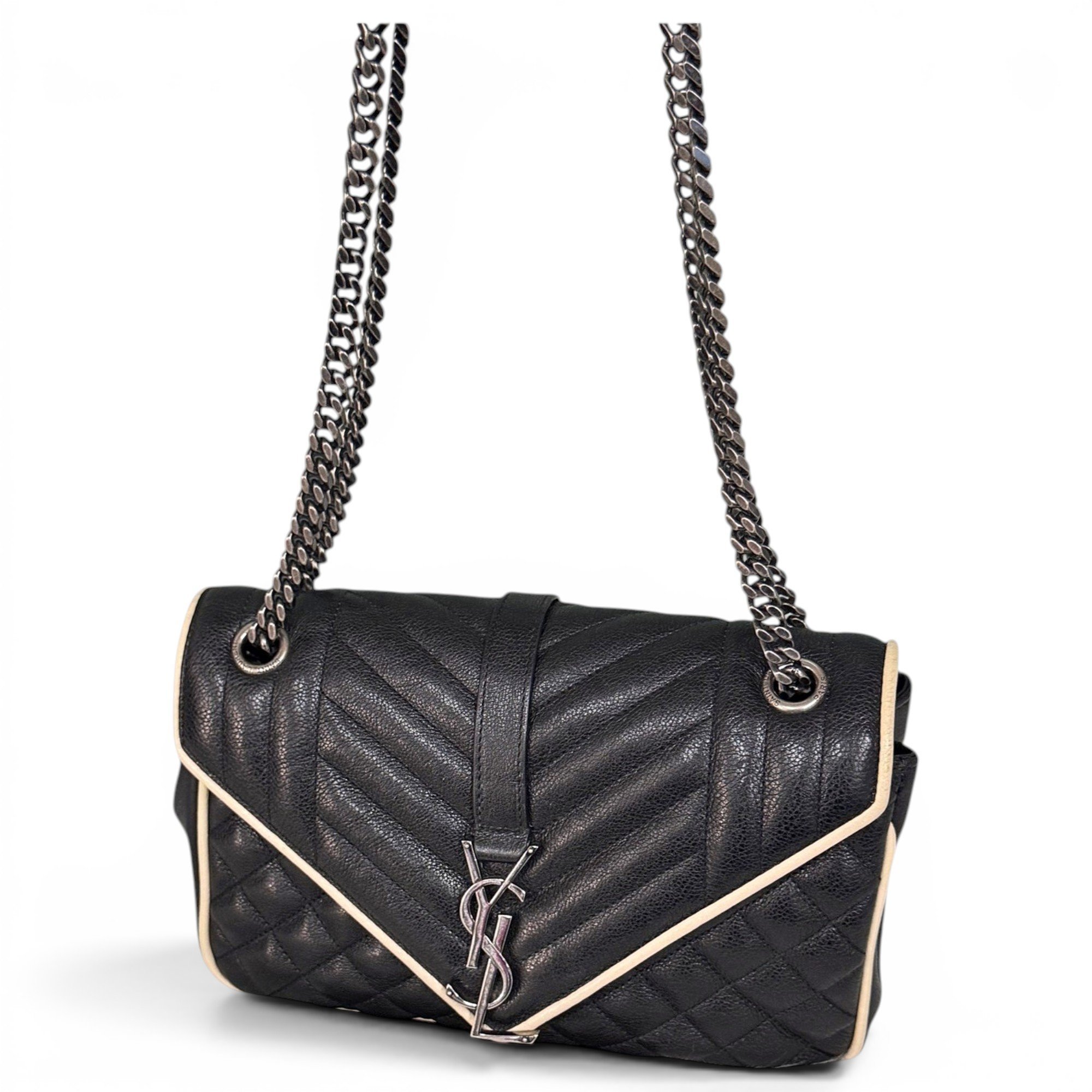 Collége monogramme leather crossbody bag