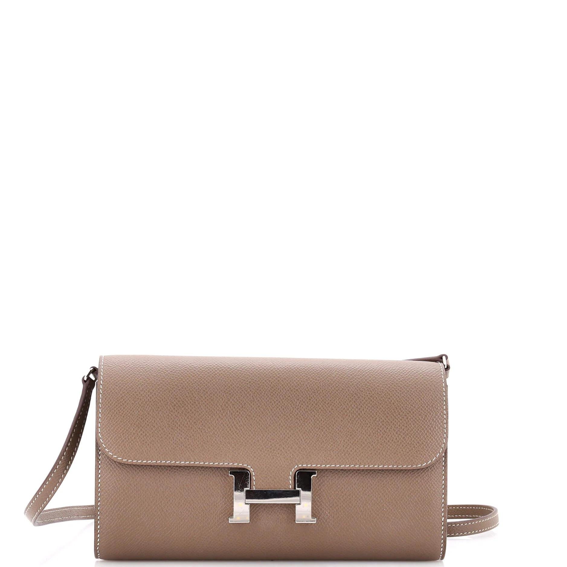 Leather clutch bag