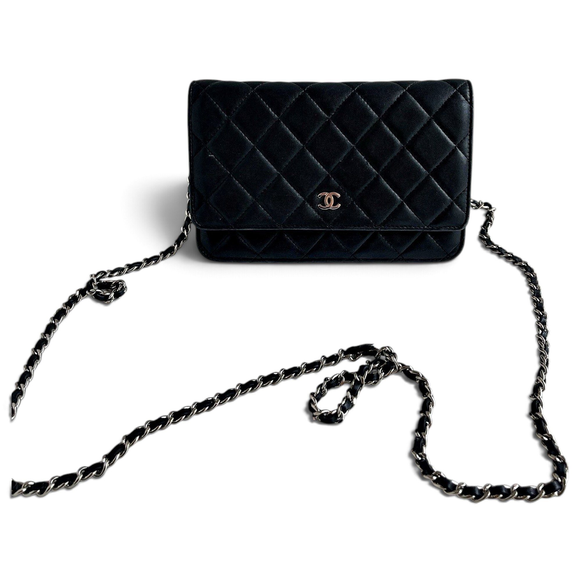 Wallet On Chain Timeless/Classique leather crossbody bag