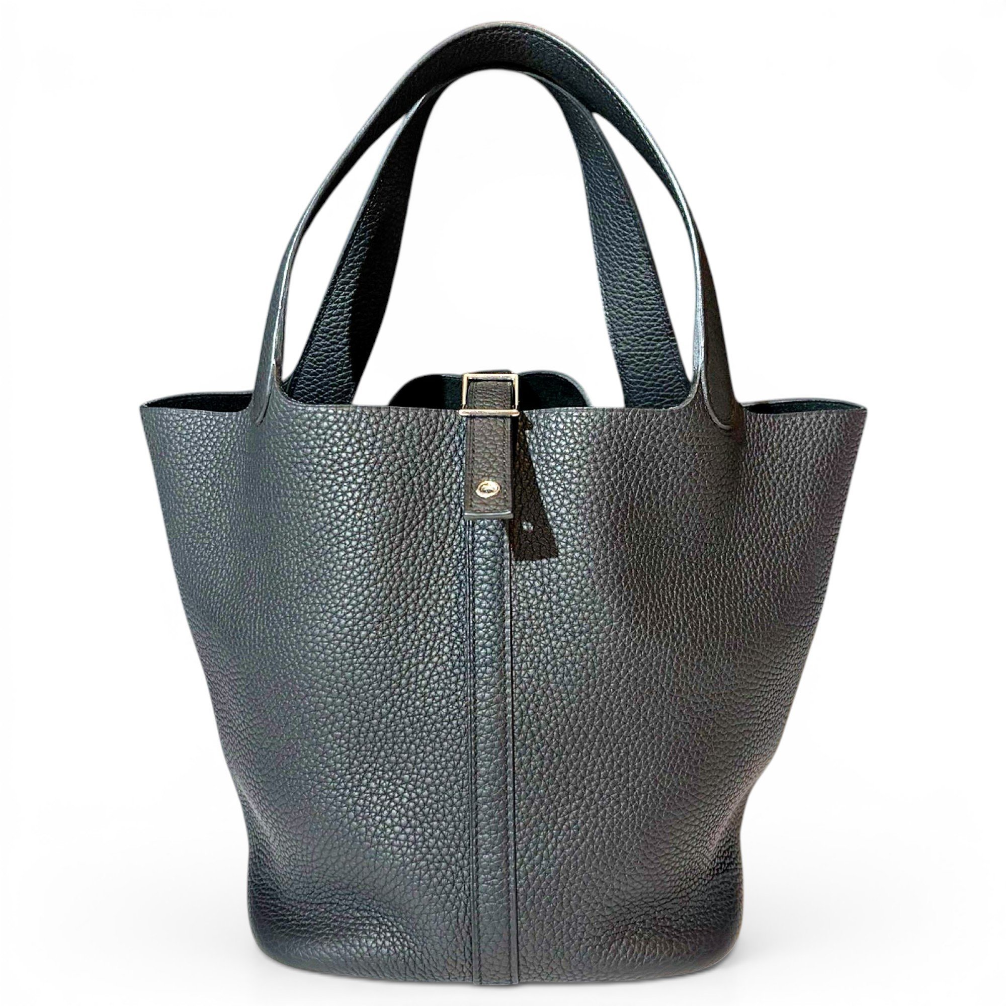Picotin leather handbag