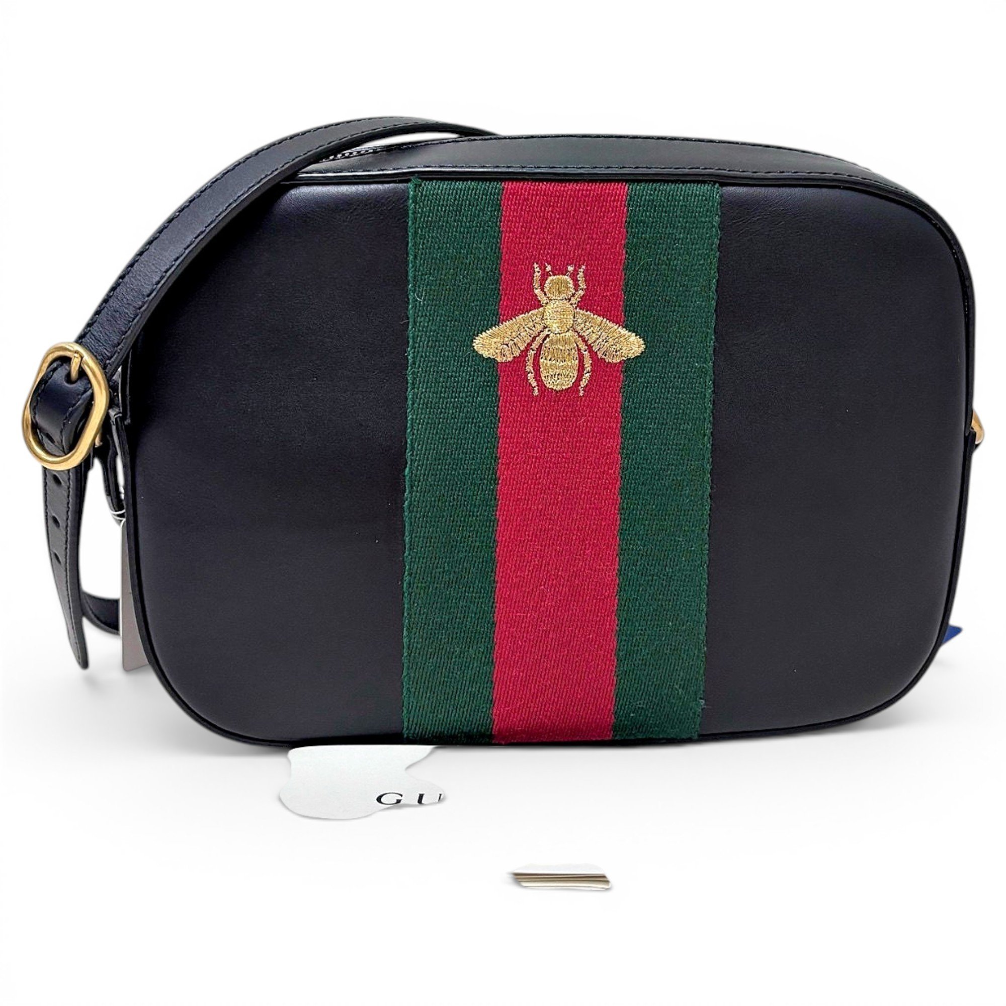 Ophidia leather crossbody bag