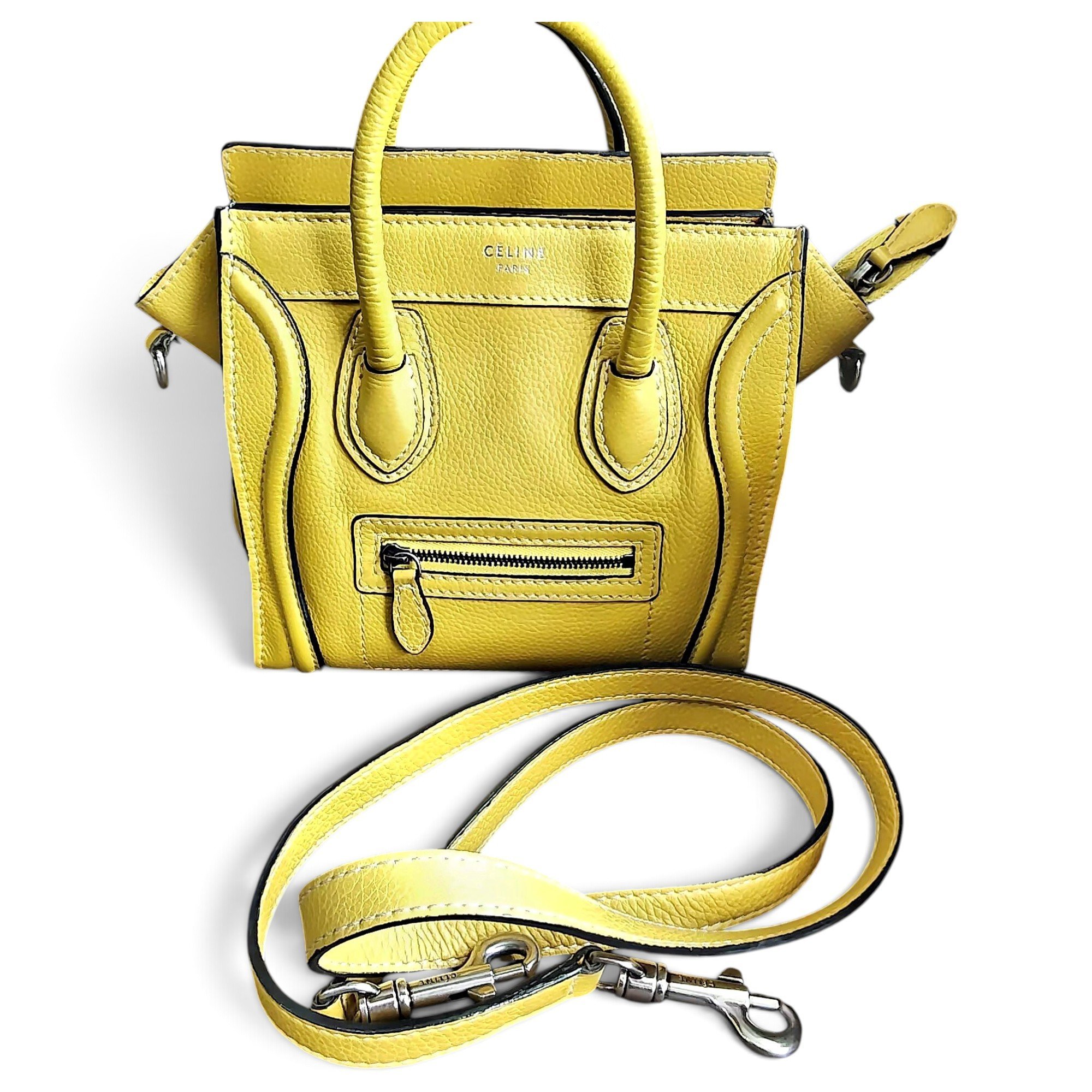 Nano Luggage leather handbag