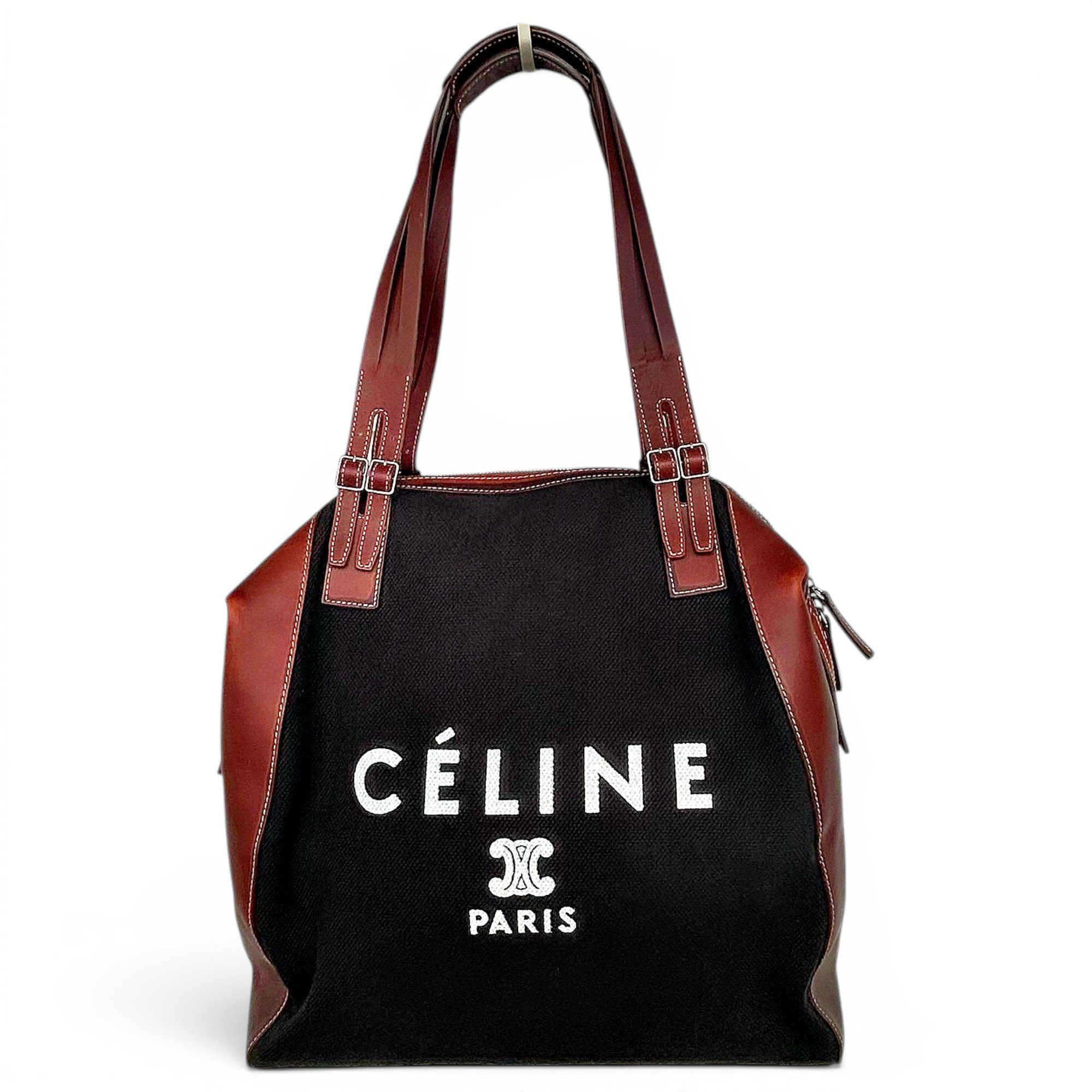 Leather tote