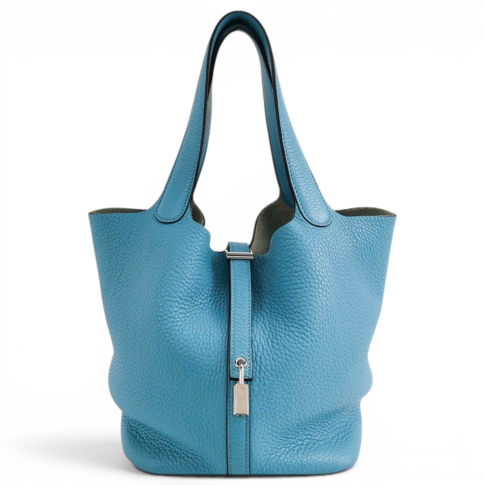 Picotin leather handbag
