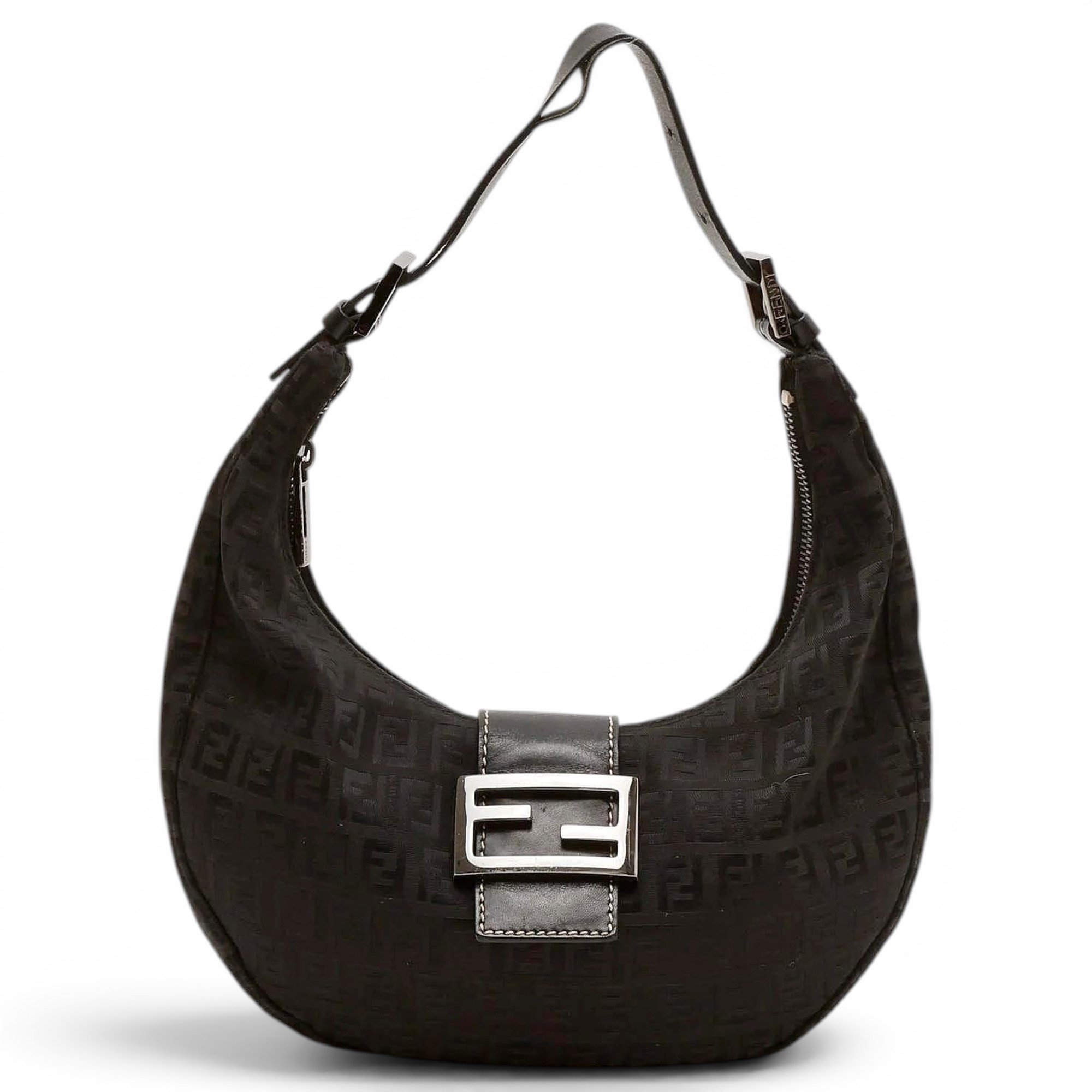 Croissant cloth handbag