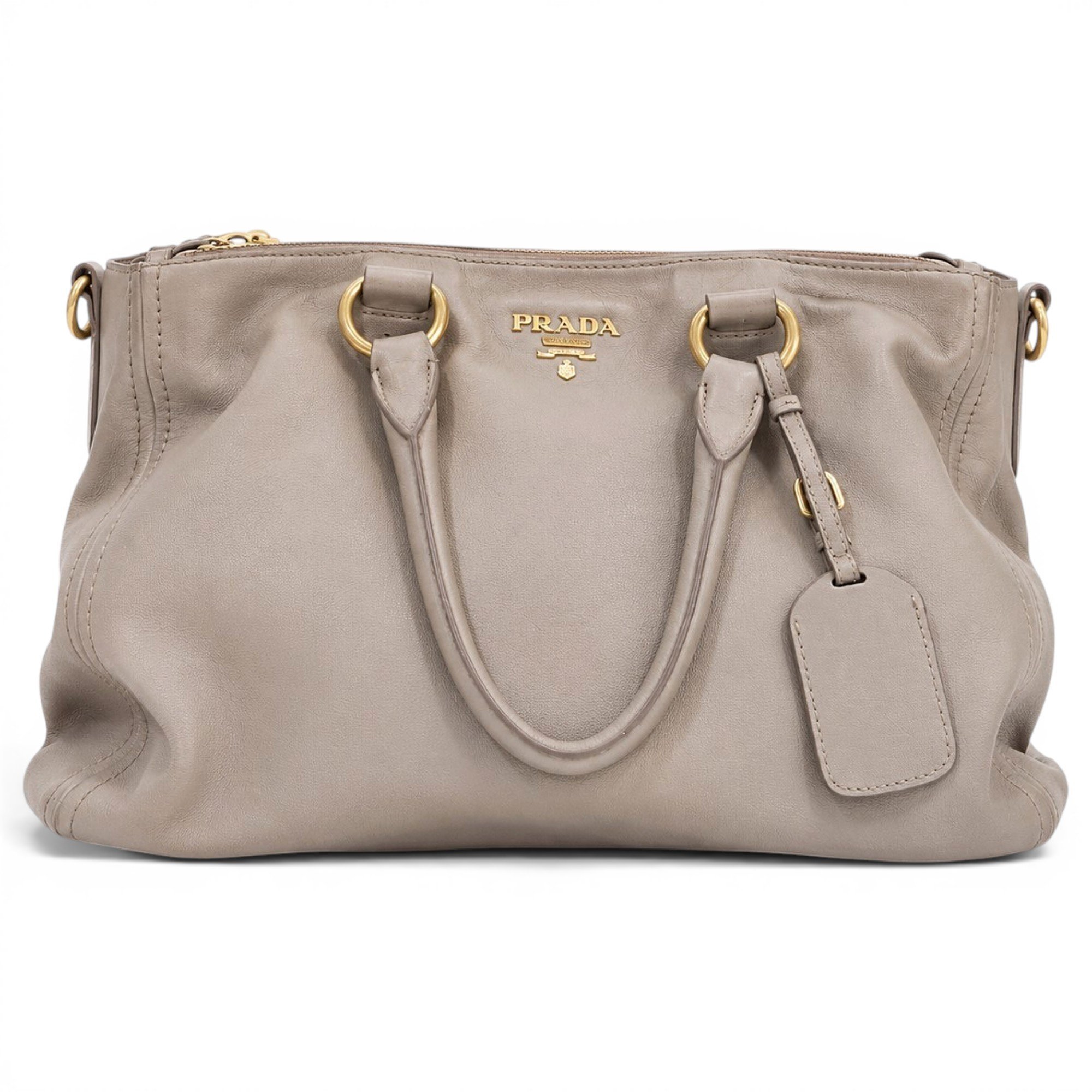 Leather tote