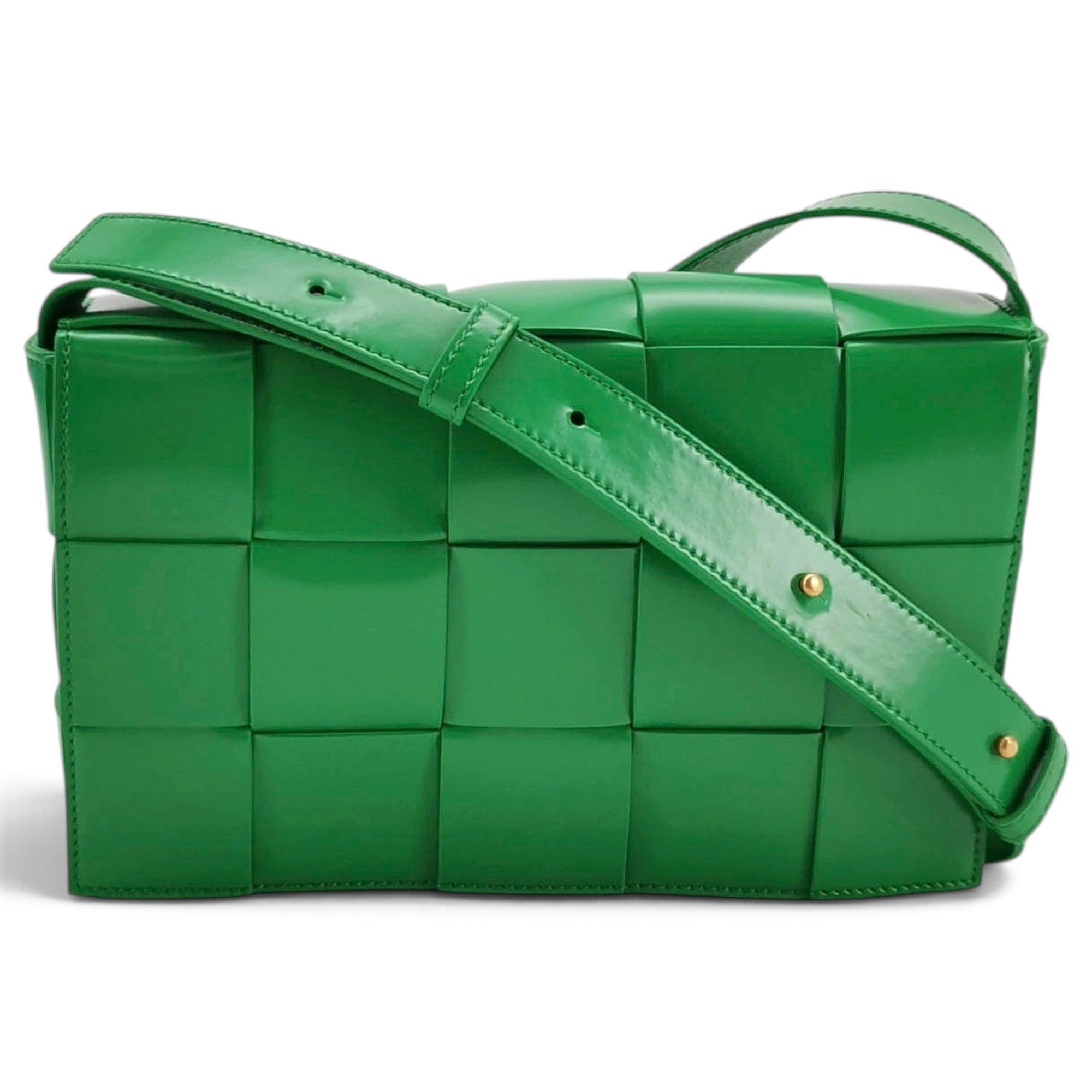 Brick Cassette leather handbag