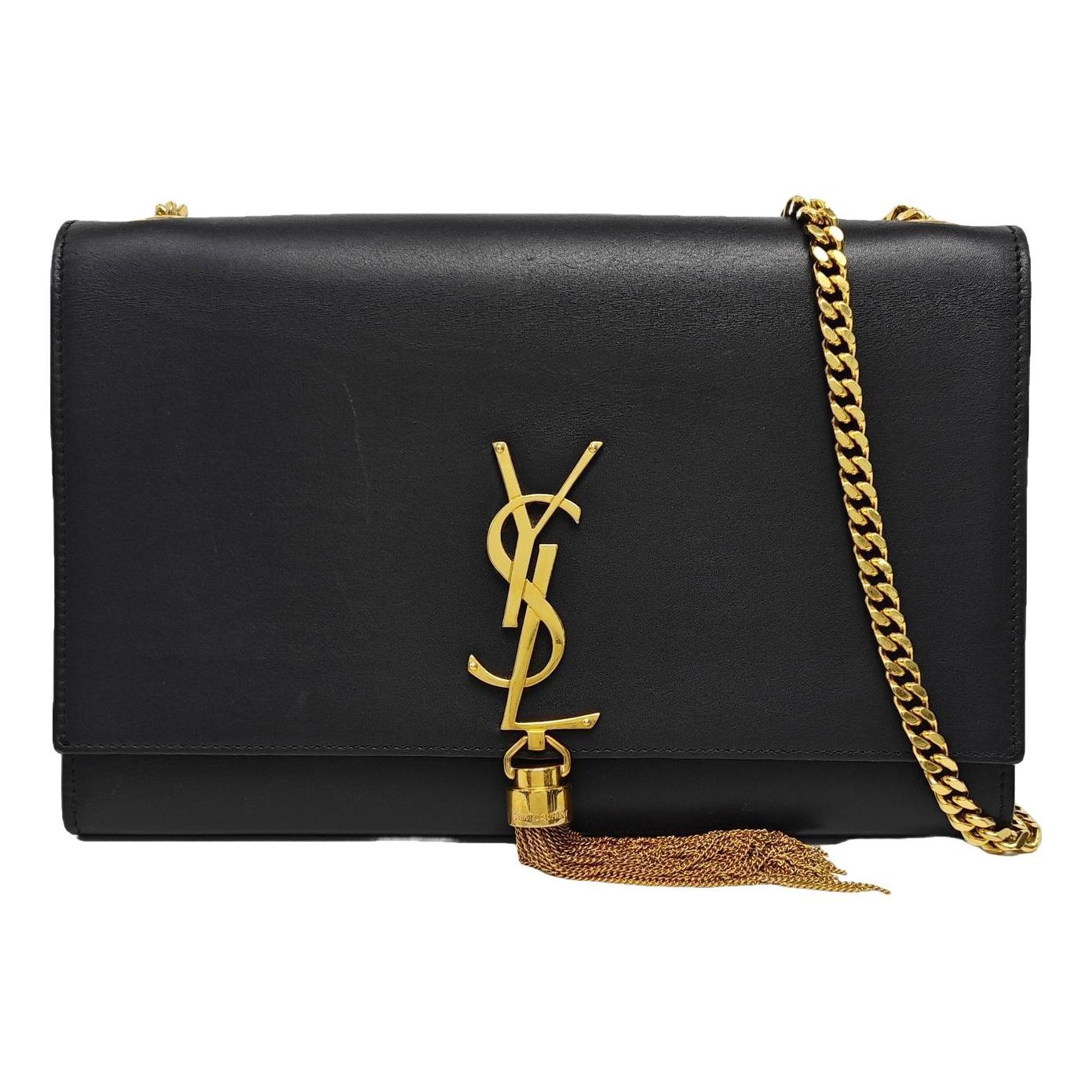 Pompom Kate leather crossbody bag