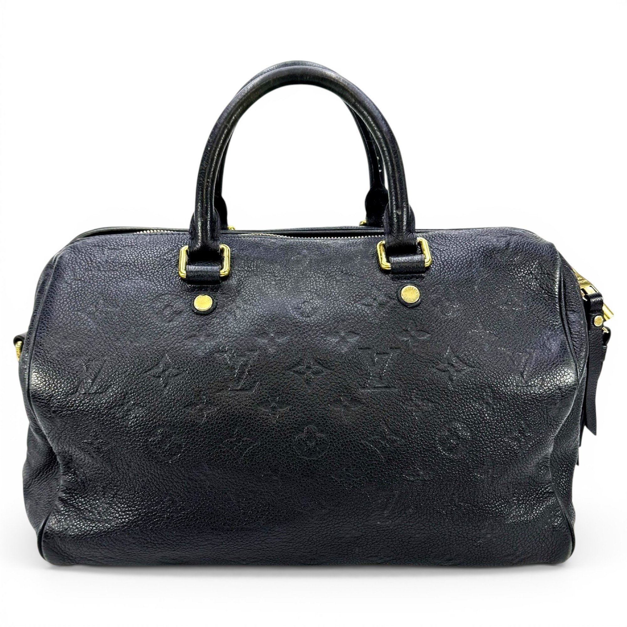 Speedy leather handbag