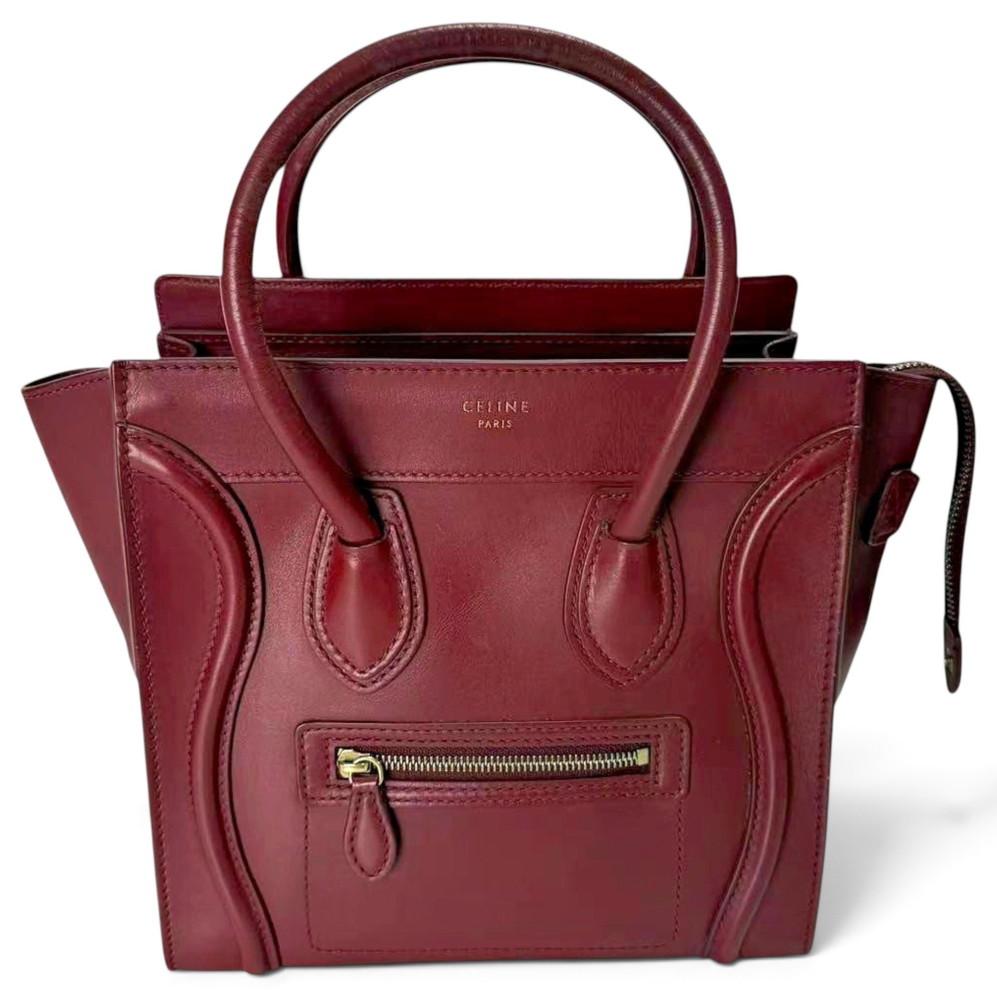 Luggage leather handbag