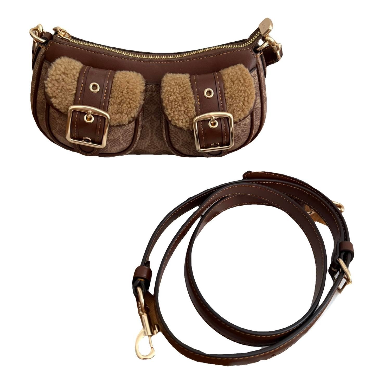 Leather crossbody bag