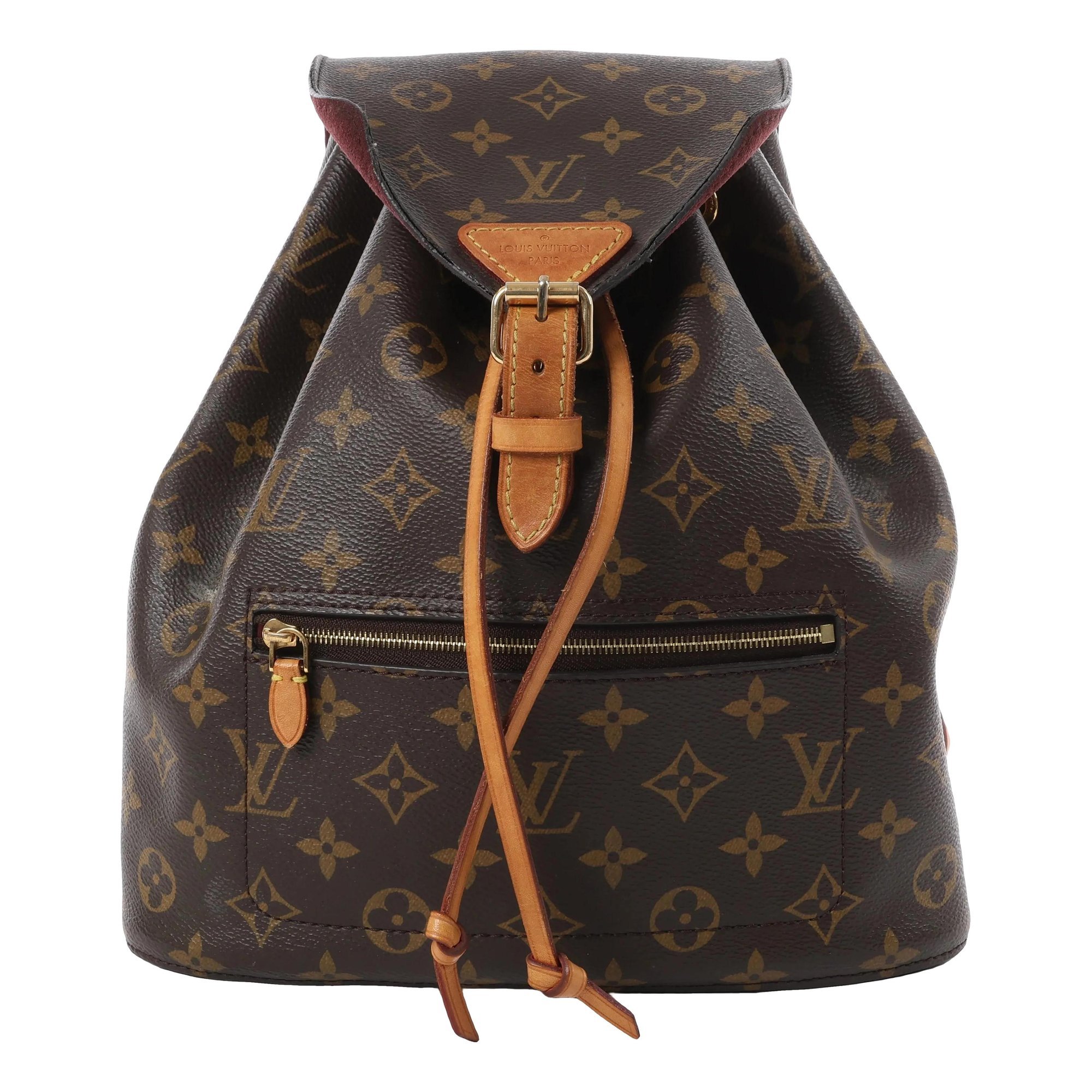 Leather backpack