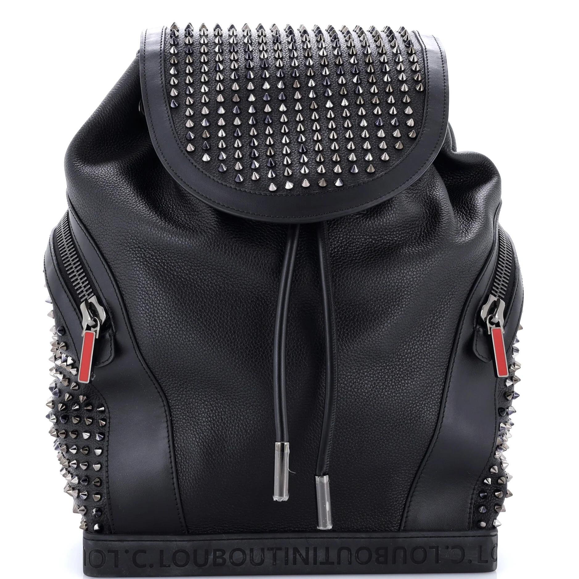 Leather backpack