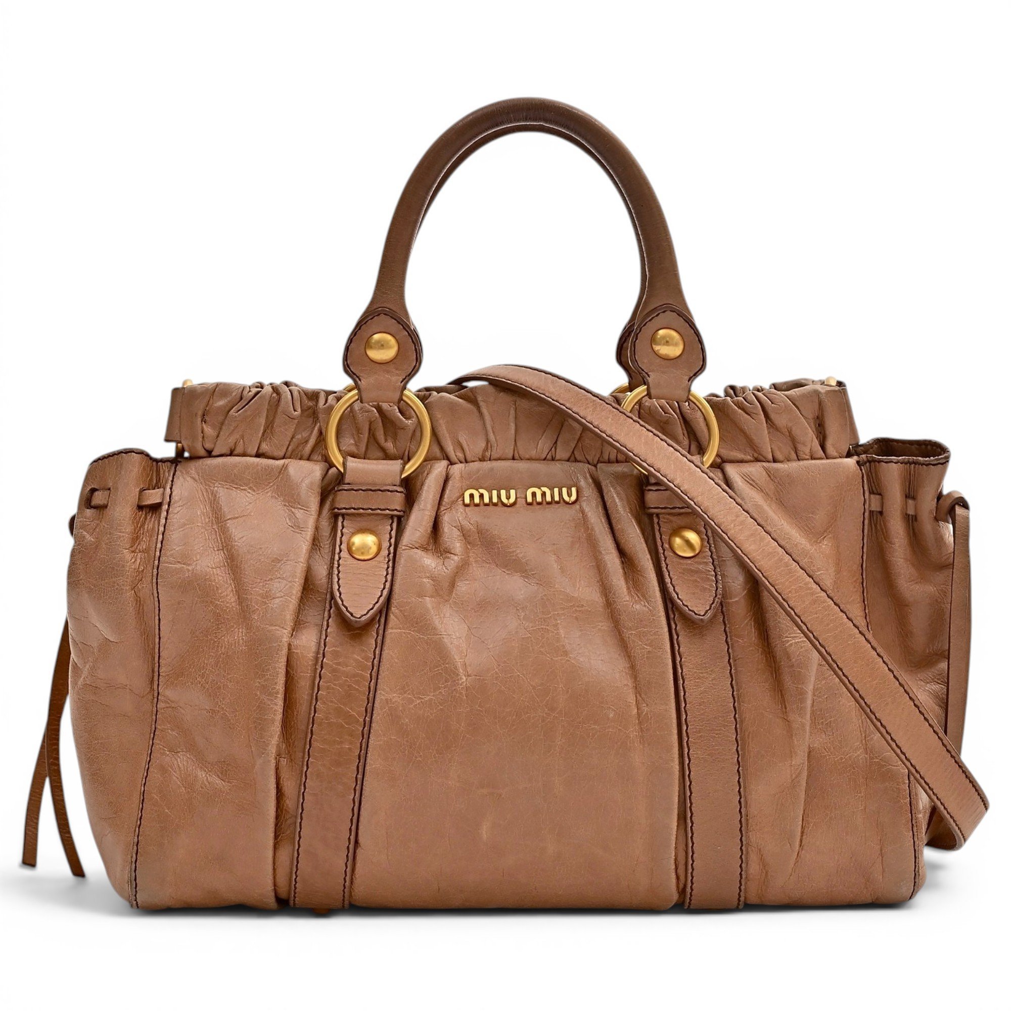 Vitello leather handbag